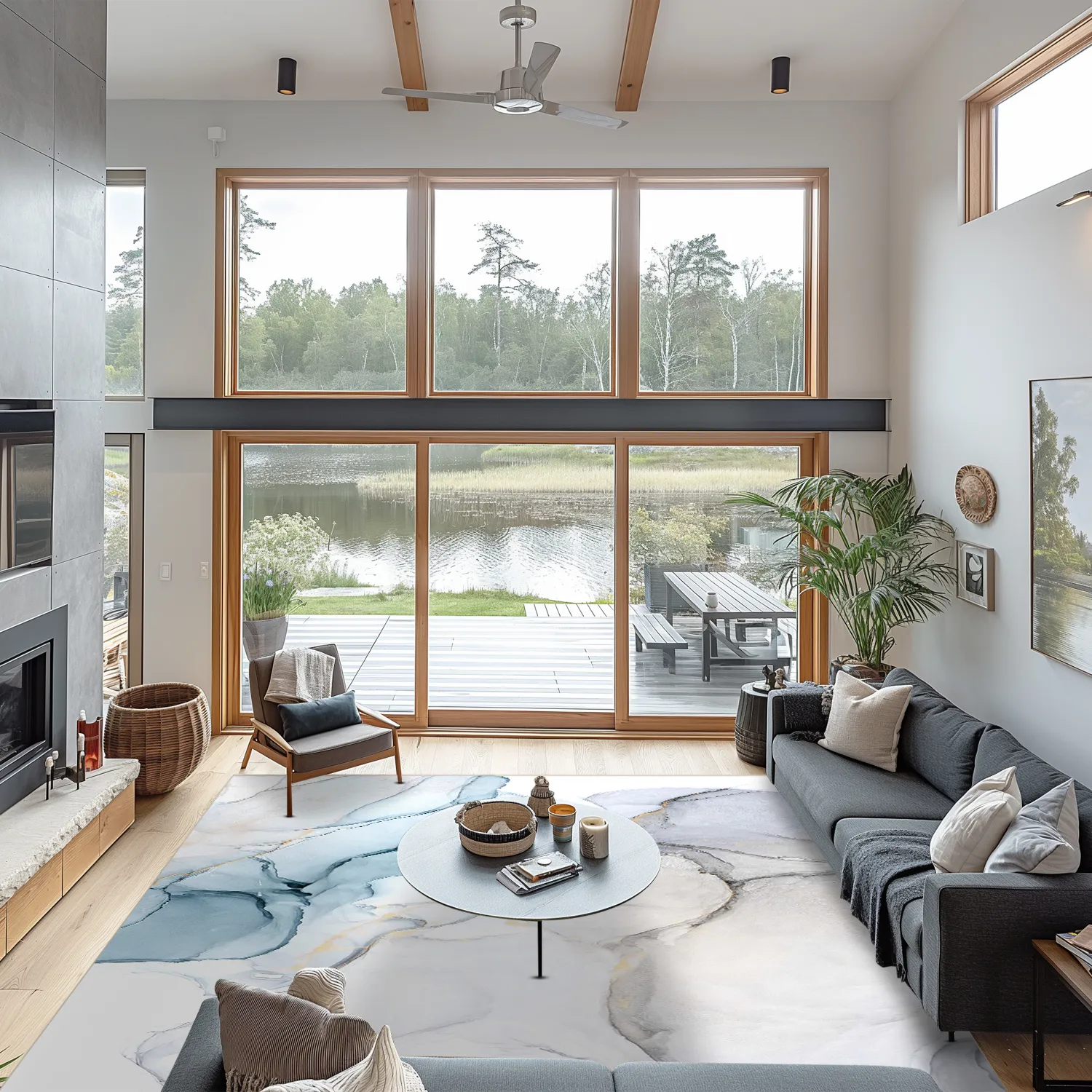 Wilton szőnyeg - Koloa (kék)