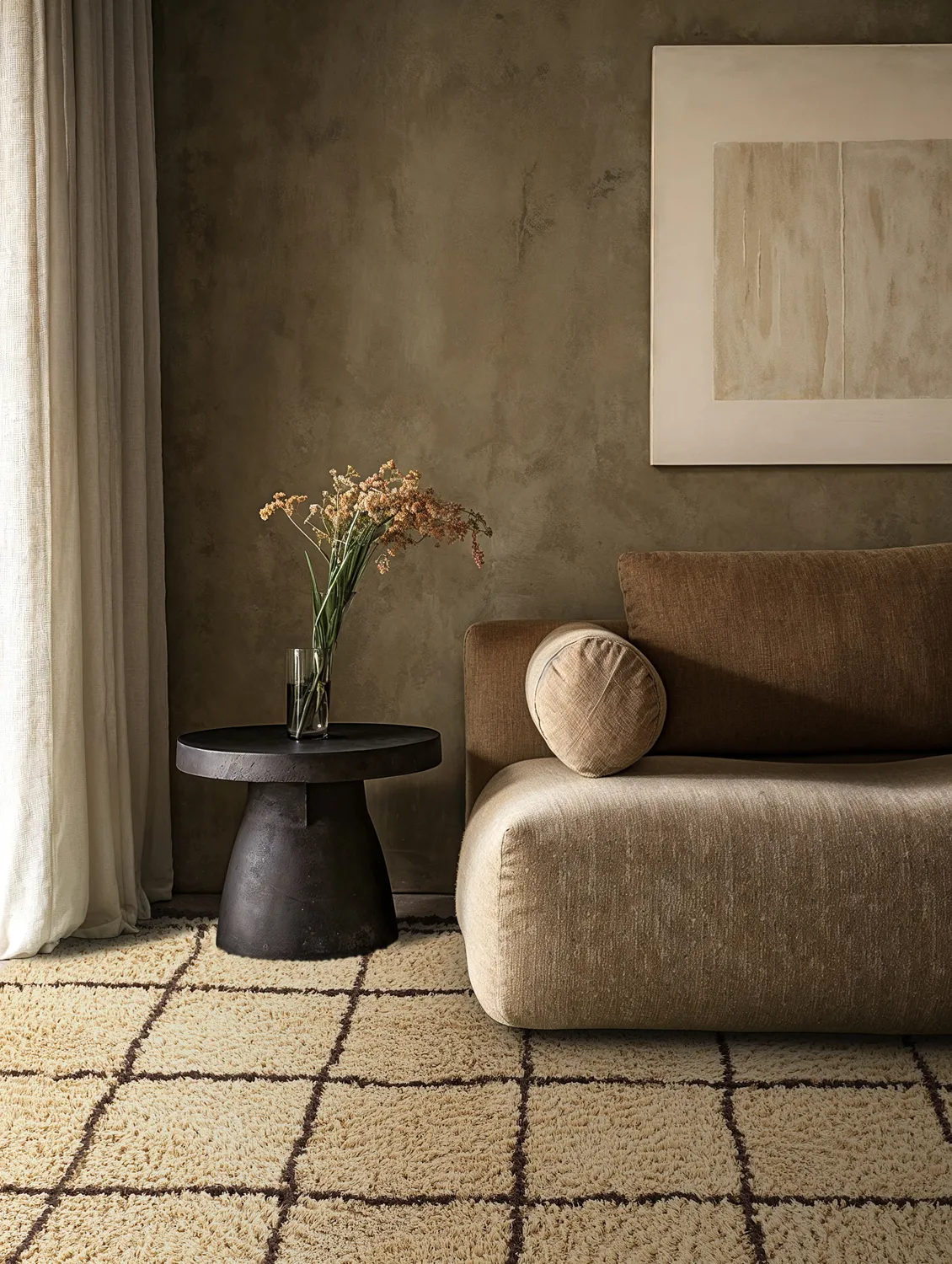 Shaggy szőnyeg - Lana Natural Cotton Shaggy (bézs/barna)