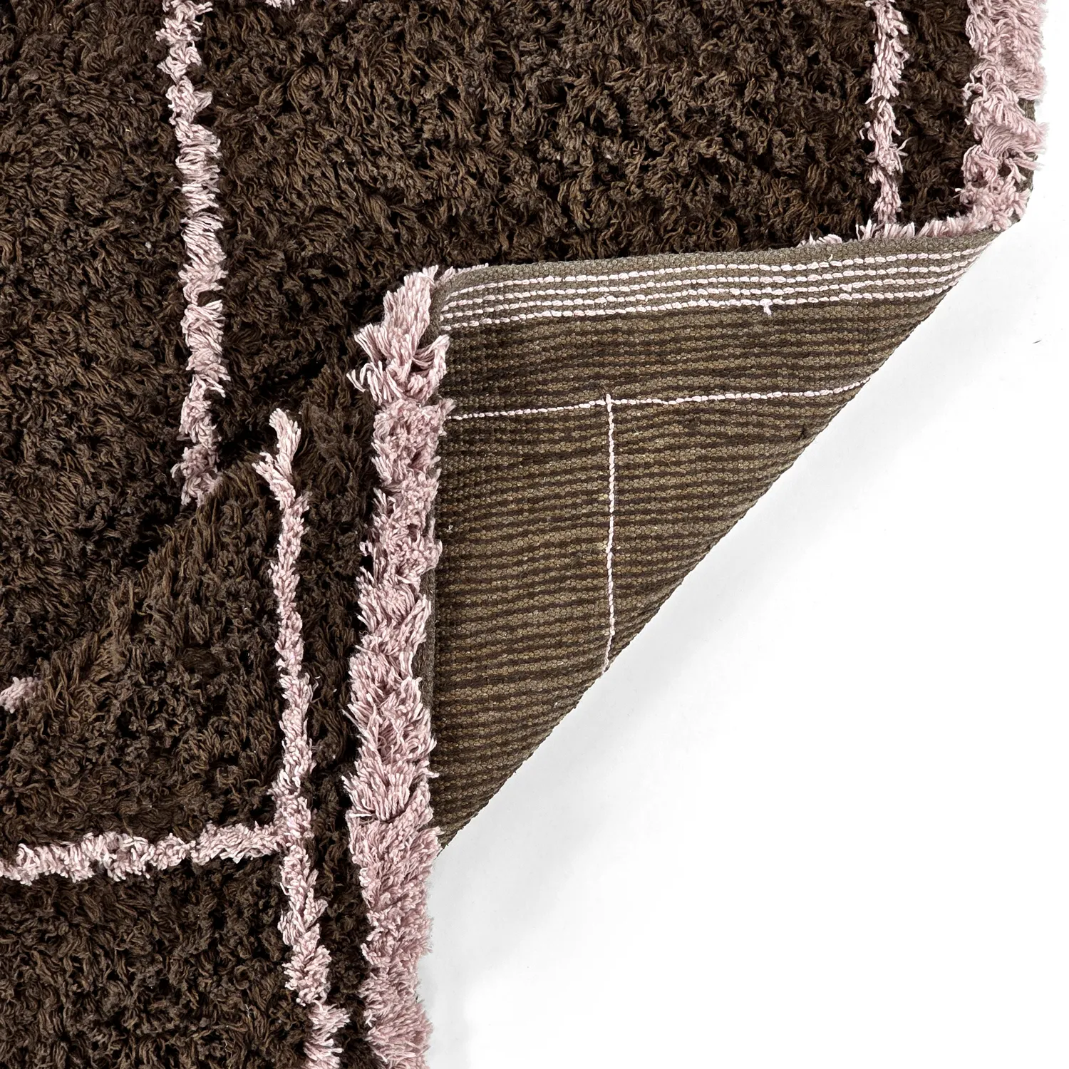 Shaggy szőnyeg - Lana Natural Cotton Shaggy (barna)