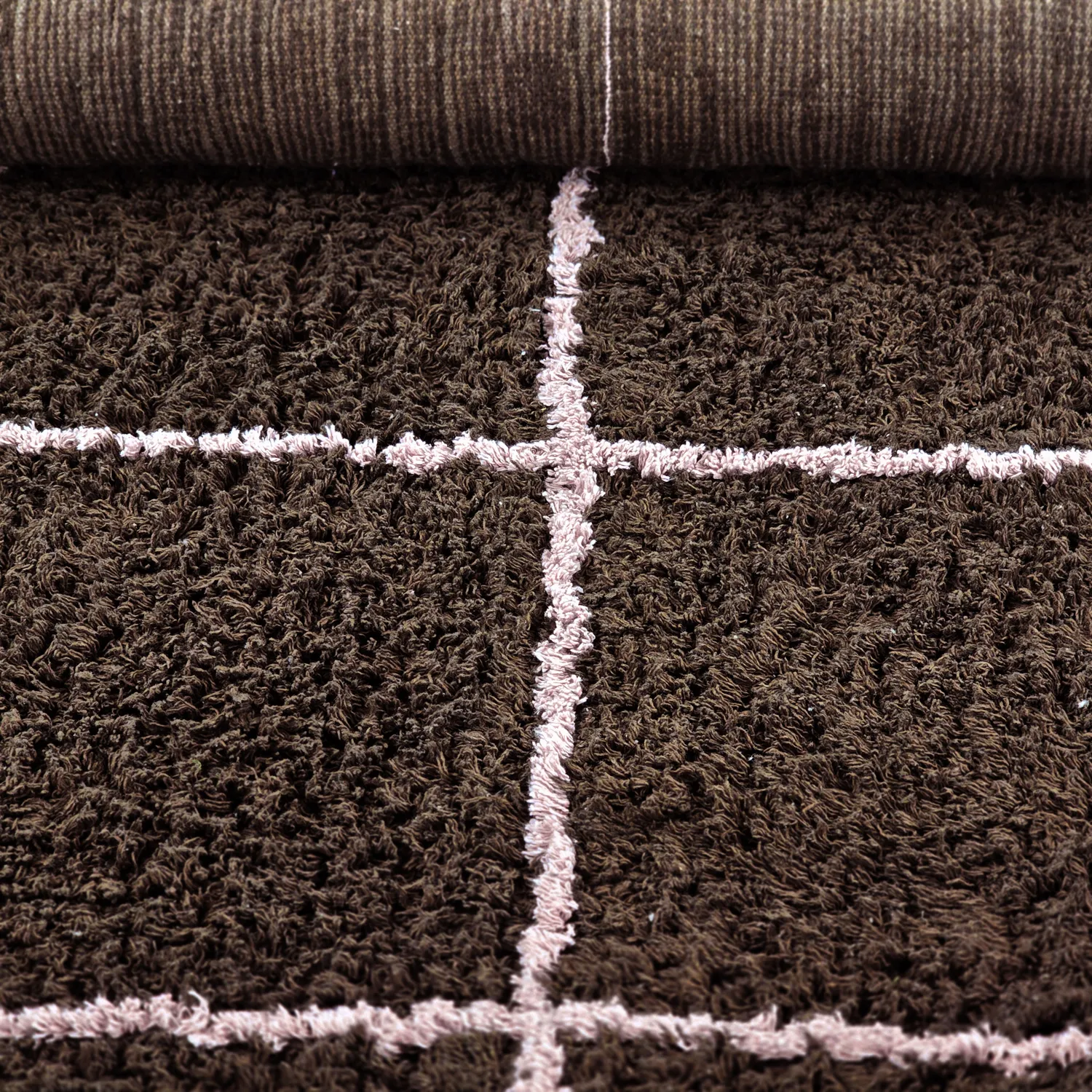 Shaggy szőnyeg - Lana Natural Cotton Shaggy (barna)