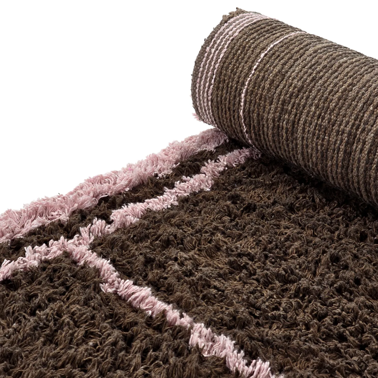 Shaggy szőnyeg - Lana Natural Cotton Shaggy (barna)