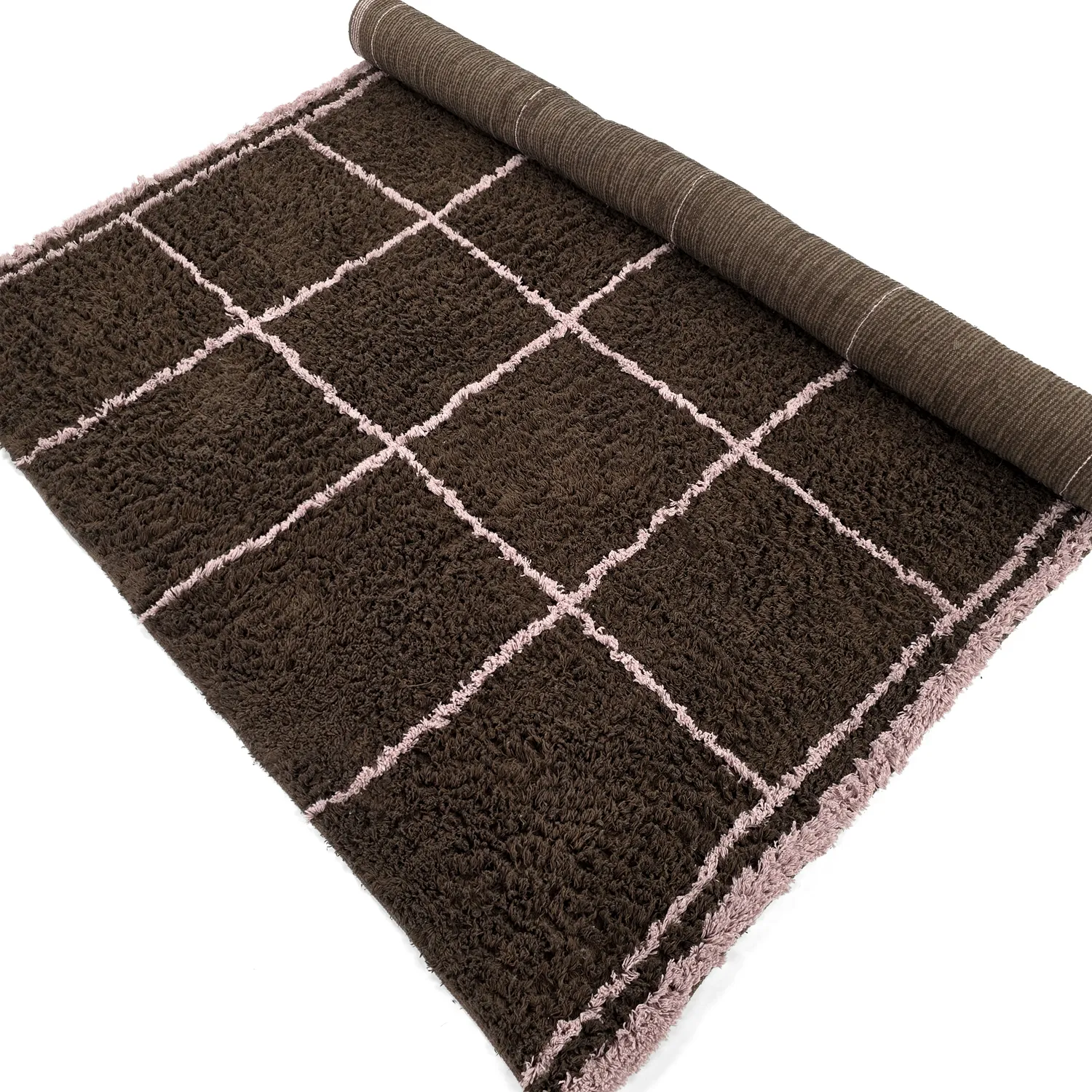 Shaggy szőnyeg - Lana Natural Cotton Shaggy (barna)