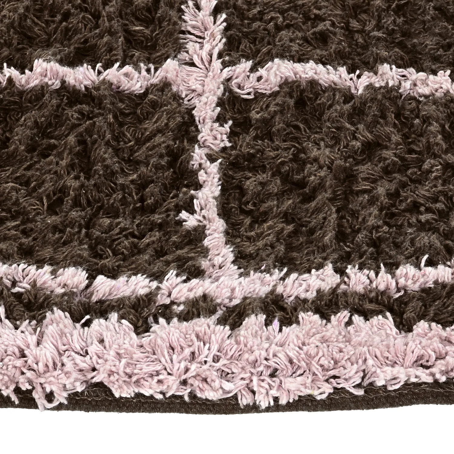 Kerek szőnyeg - Lana Natural Cotton Shaggy (barna)