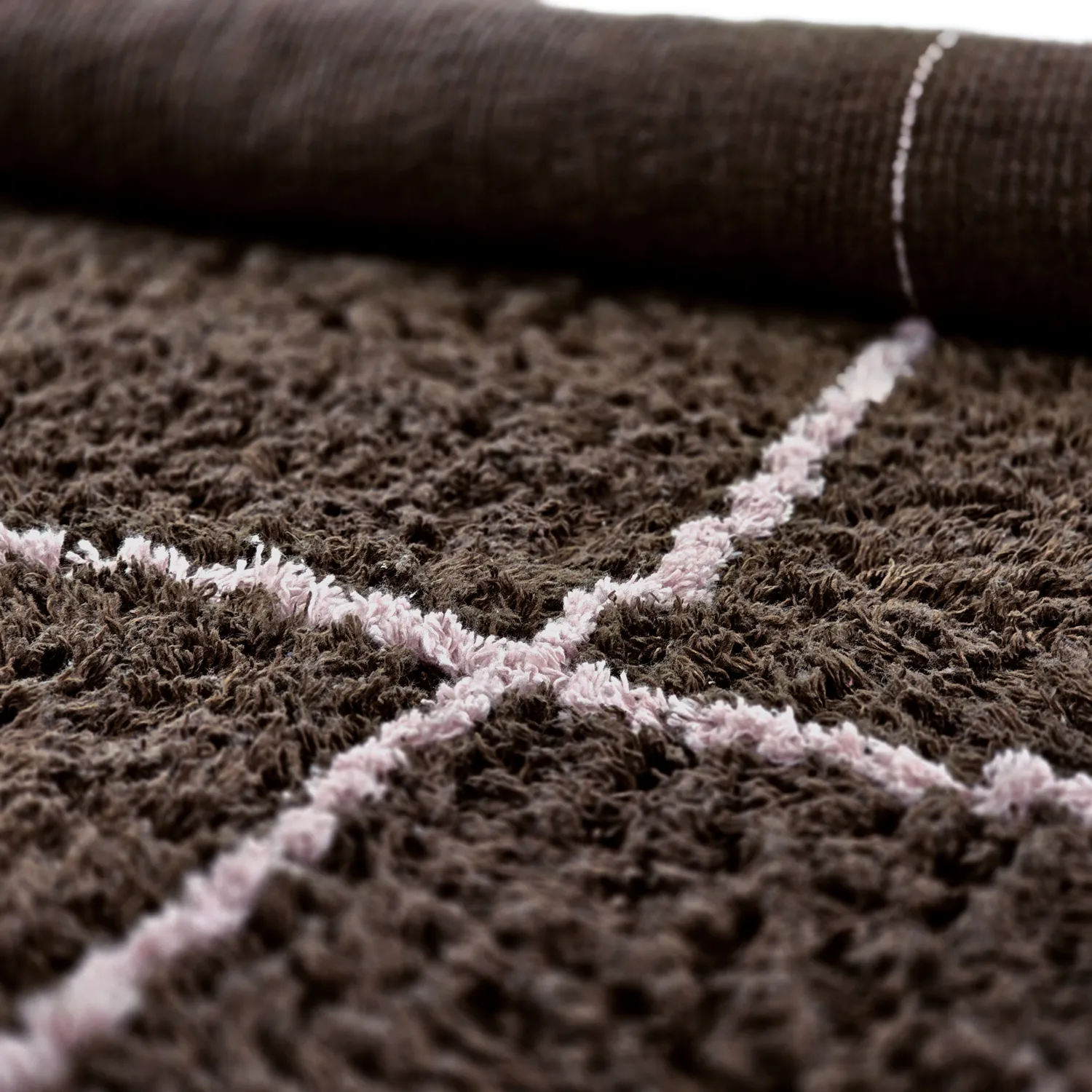 Kerek szőnyeg - Lana Natural Cotton Shaggy (barna)