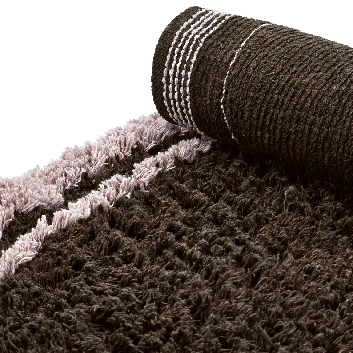 Kerek szőnyeg - Lana Natural Cotton Shaggy (barna)
