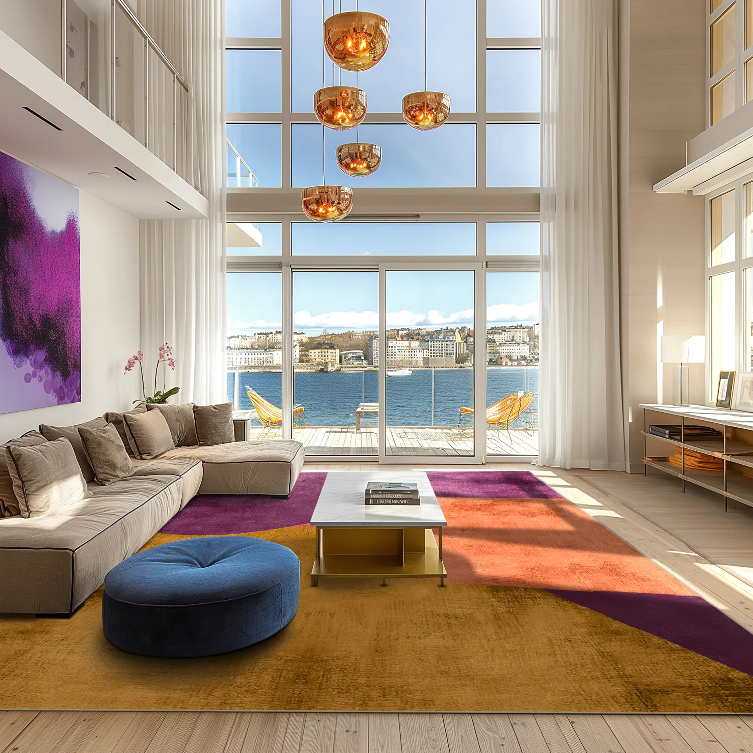 Wilton szőnyeg - Lazio (lila)