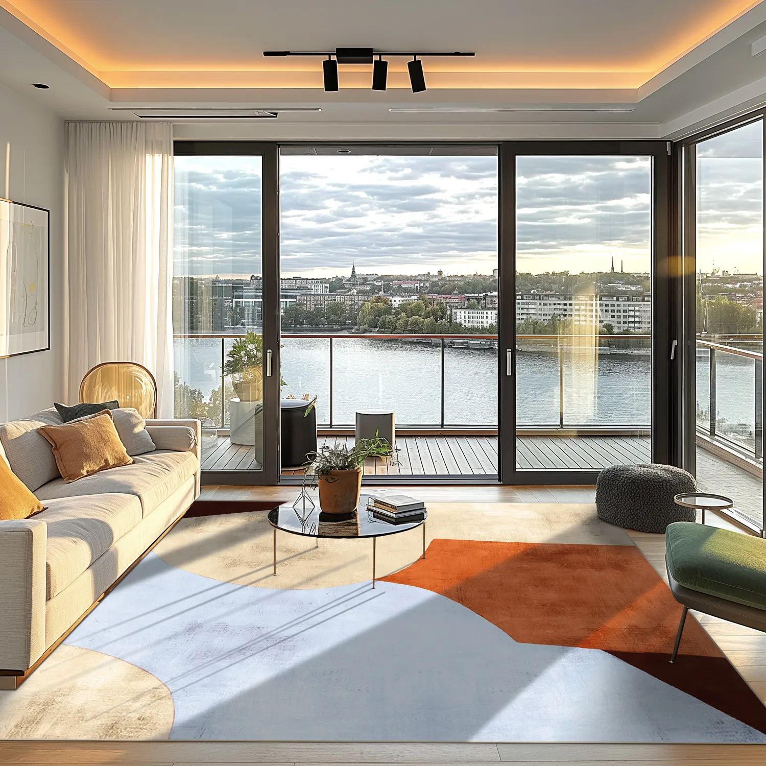 Wilton szőnyeg - Lazio (világoskék)