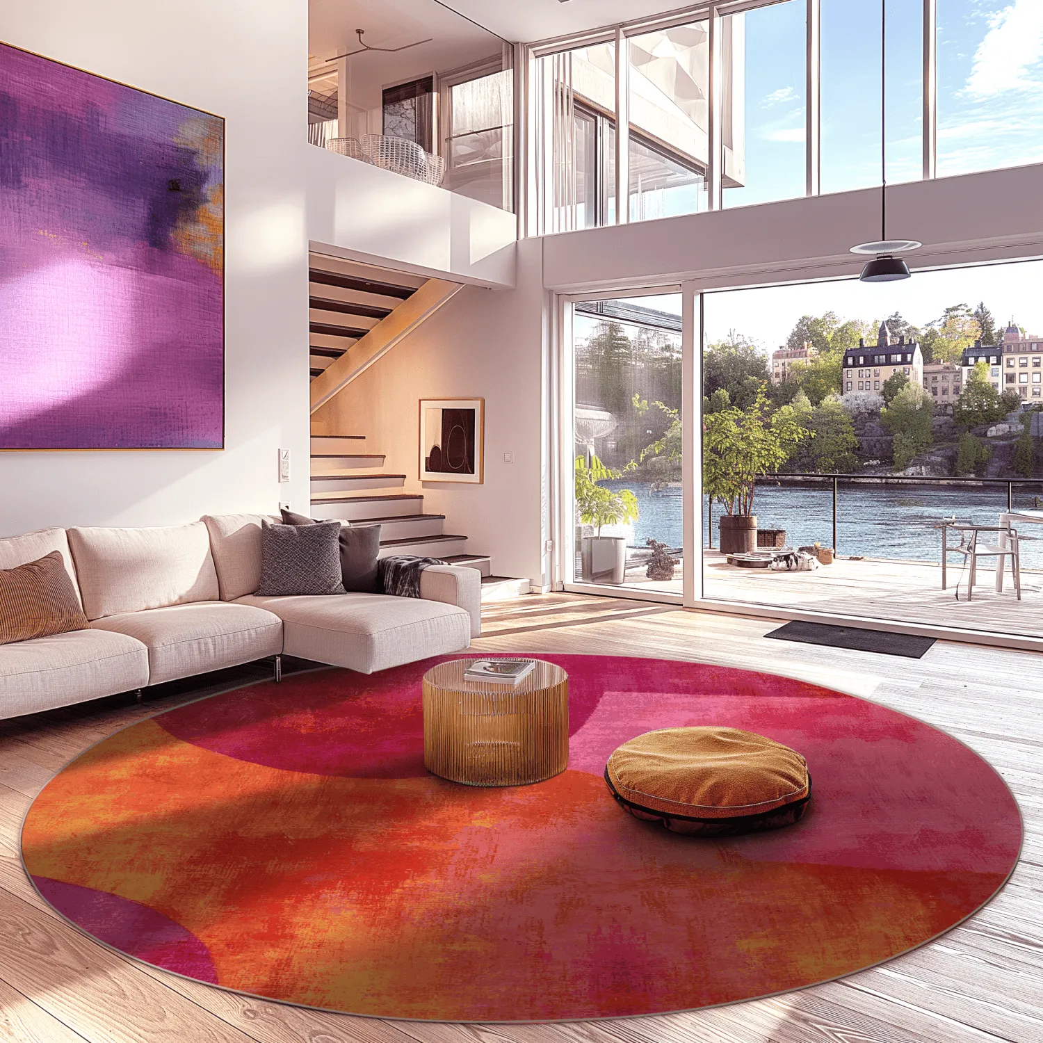 Kerek szőnyegek - Lazio (rózsaszín)