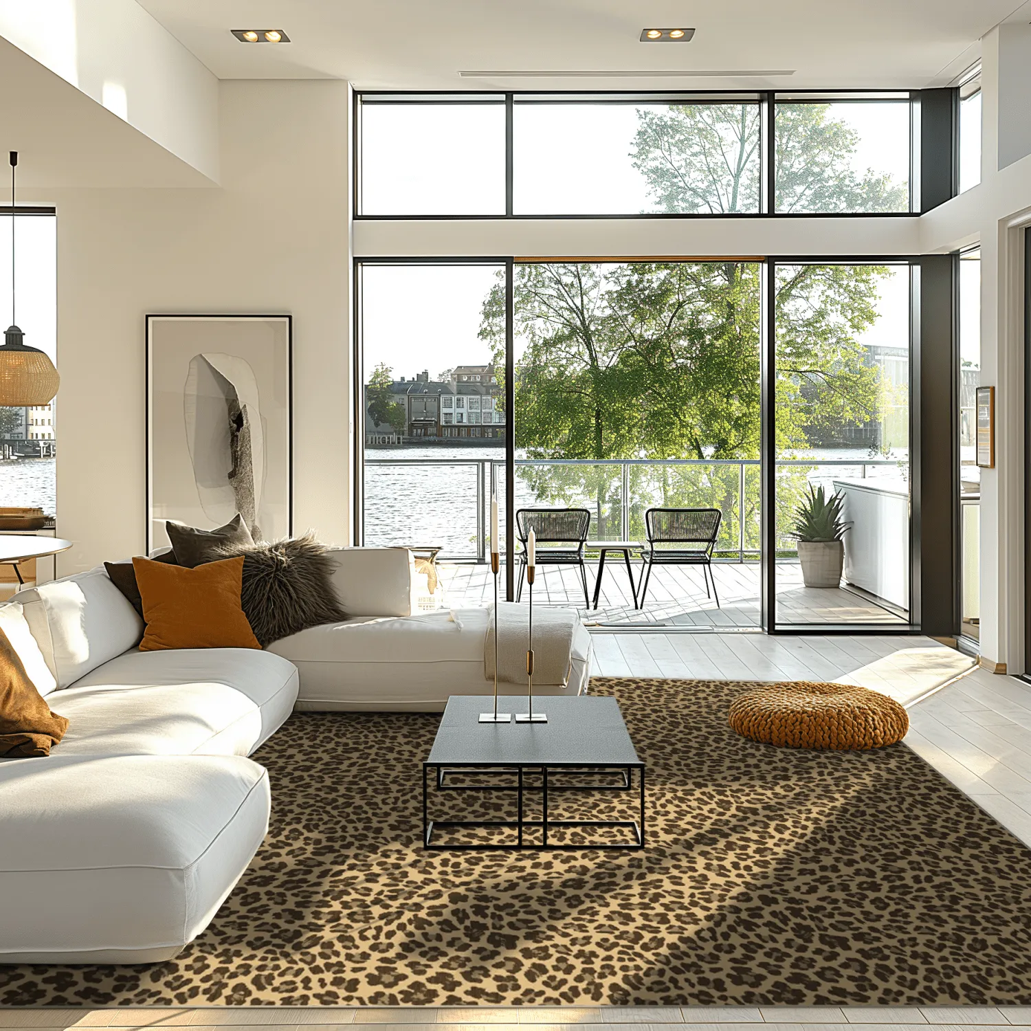 Wilton szőnyeg - Leopard (barna)