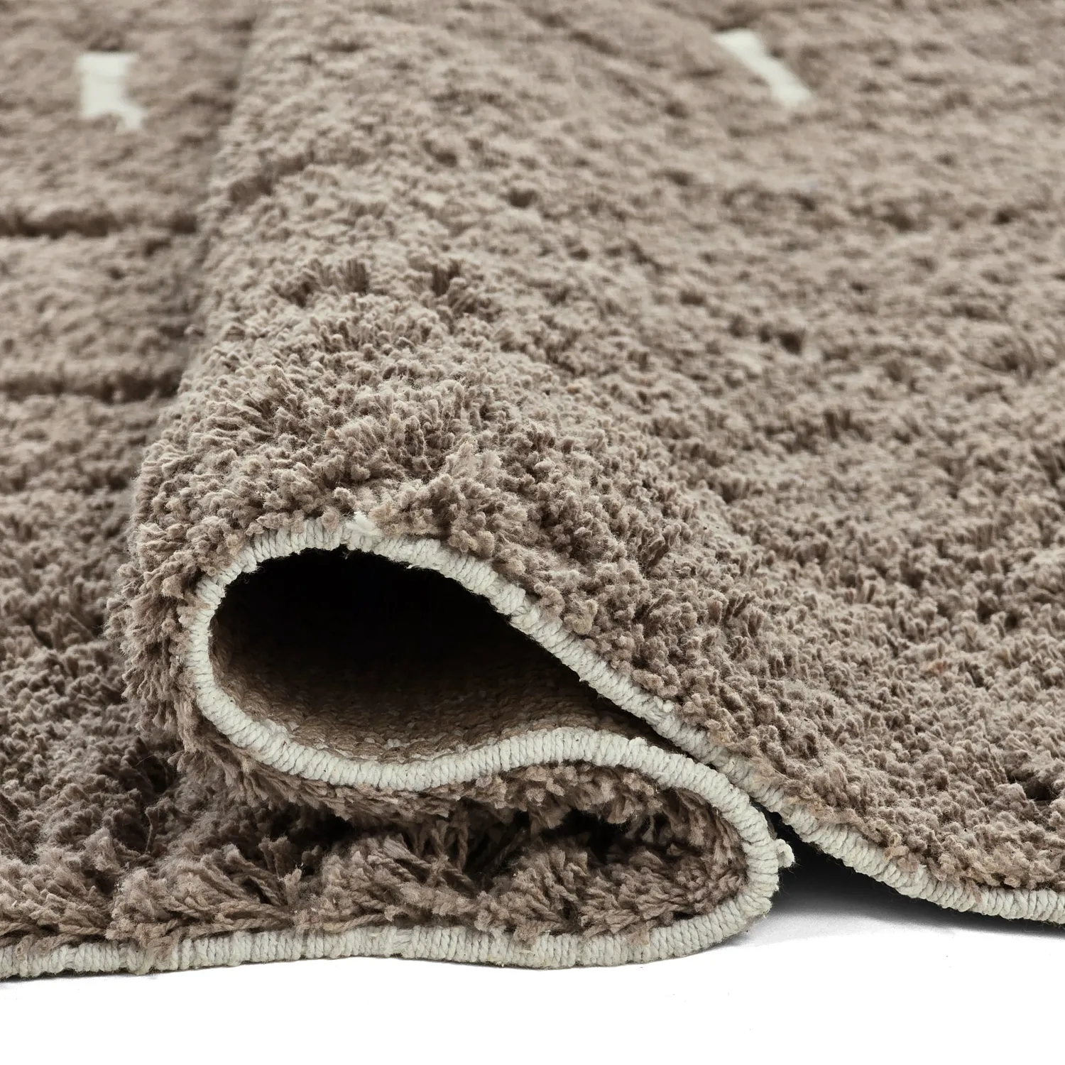 Shaggy szőnyeg - Lindley Natural Cotton Shaggy (szürkés/szürkés)