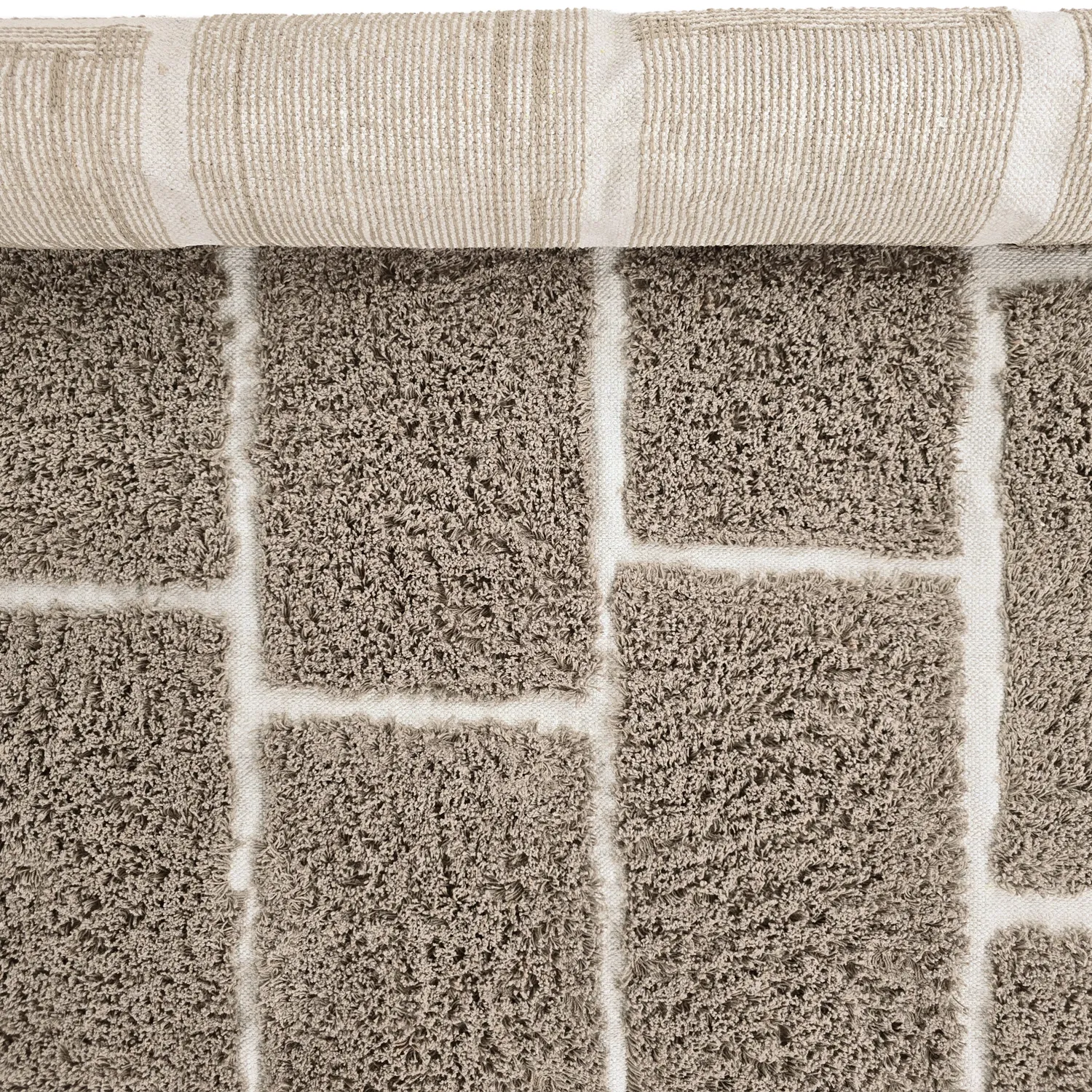 Shaggy szőnyeg - Lindley Natural Cotton Shaggy (szürkés/szürkés)