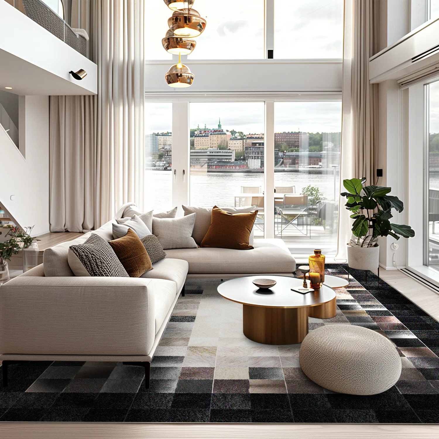 Wilton szőnyeg - Livada (fekete/többszínű)