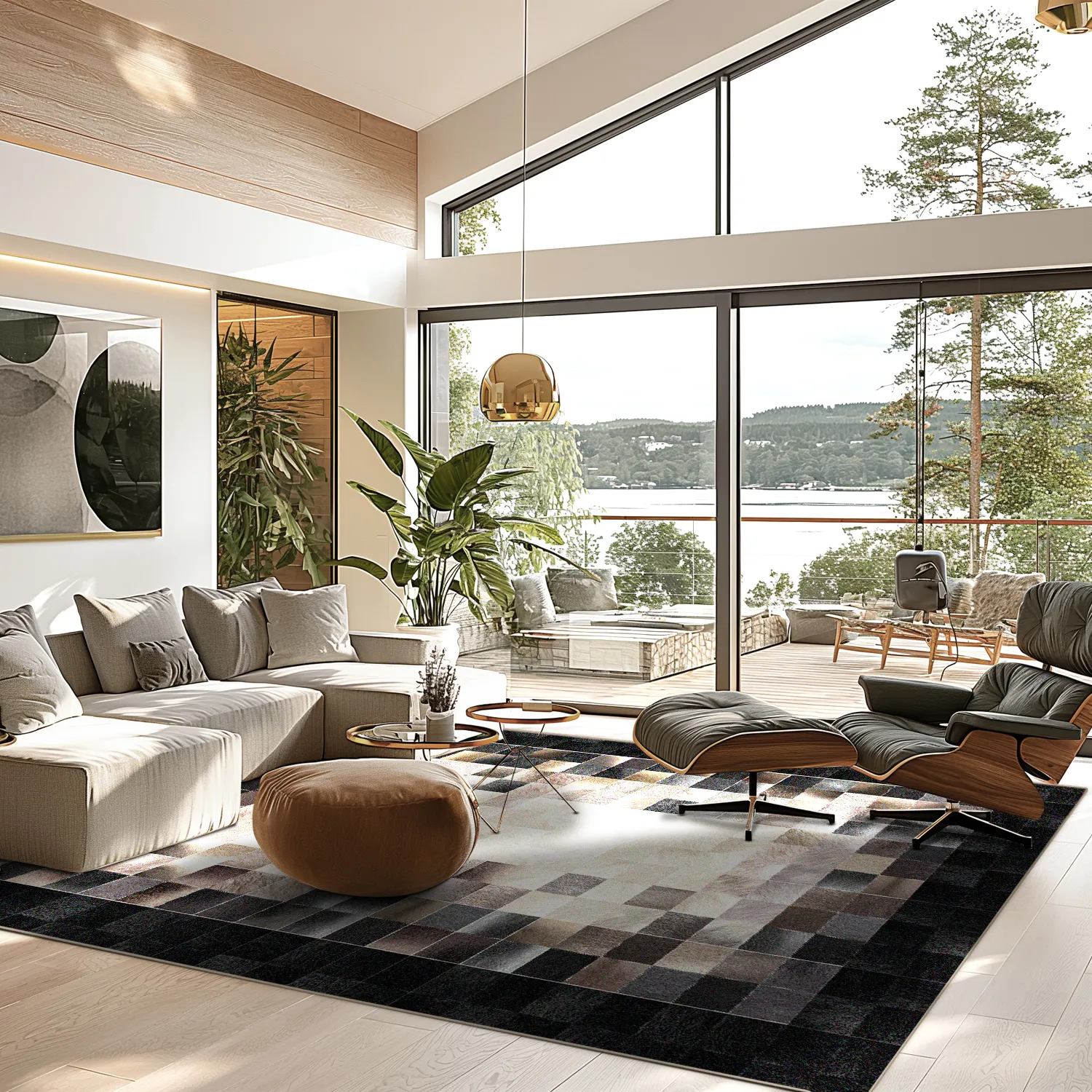 Wilton szőnyeg - Livada (fekete/többszínű)