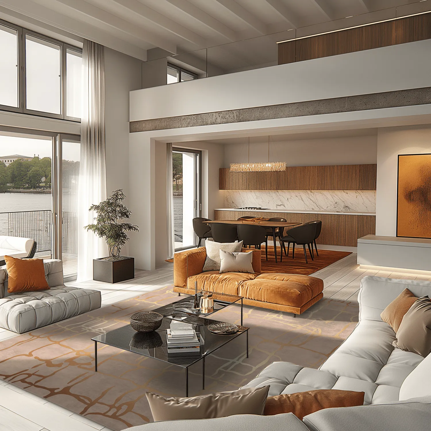 Wilton szőnyeg - Lorenzo (barna/arany)