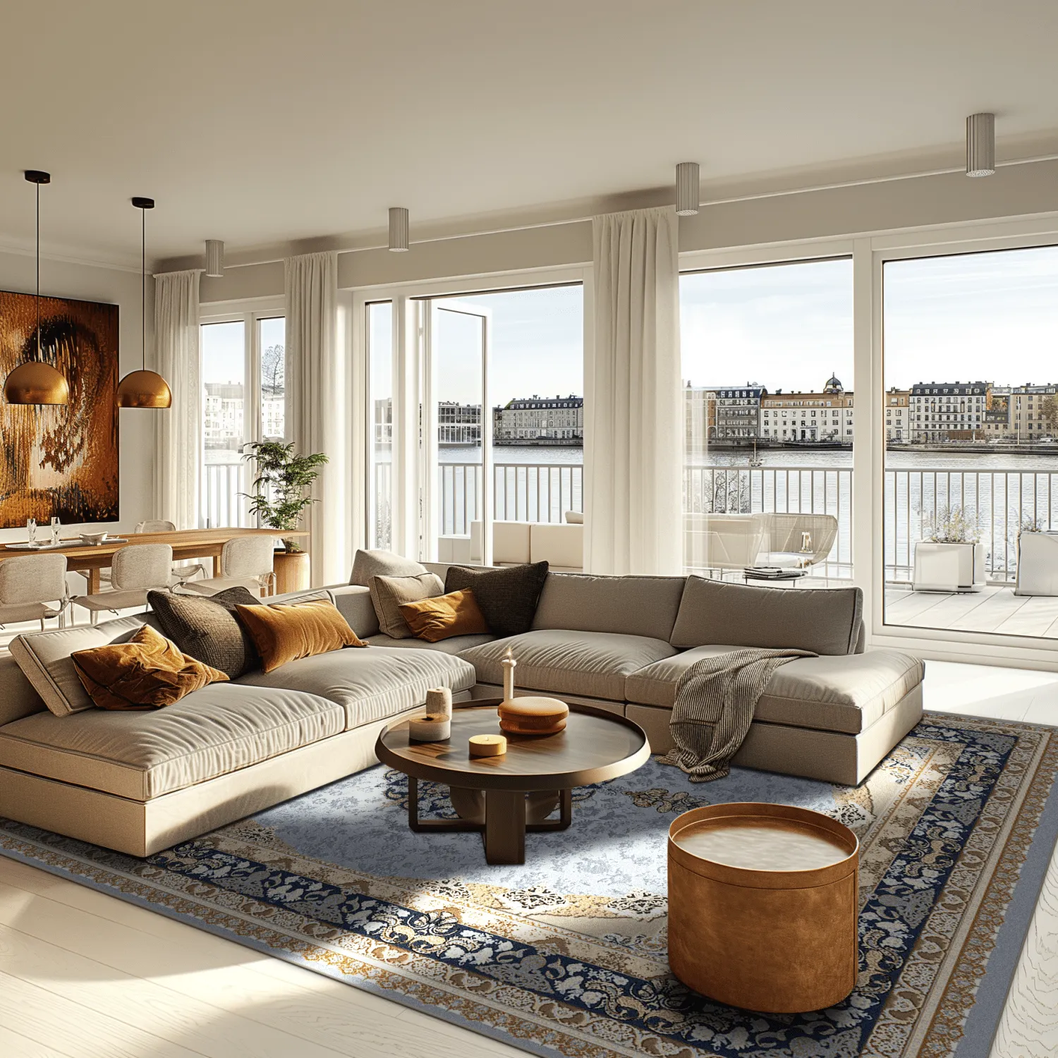 Wilton szőnyeg - Lukla (kék)