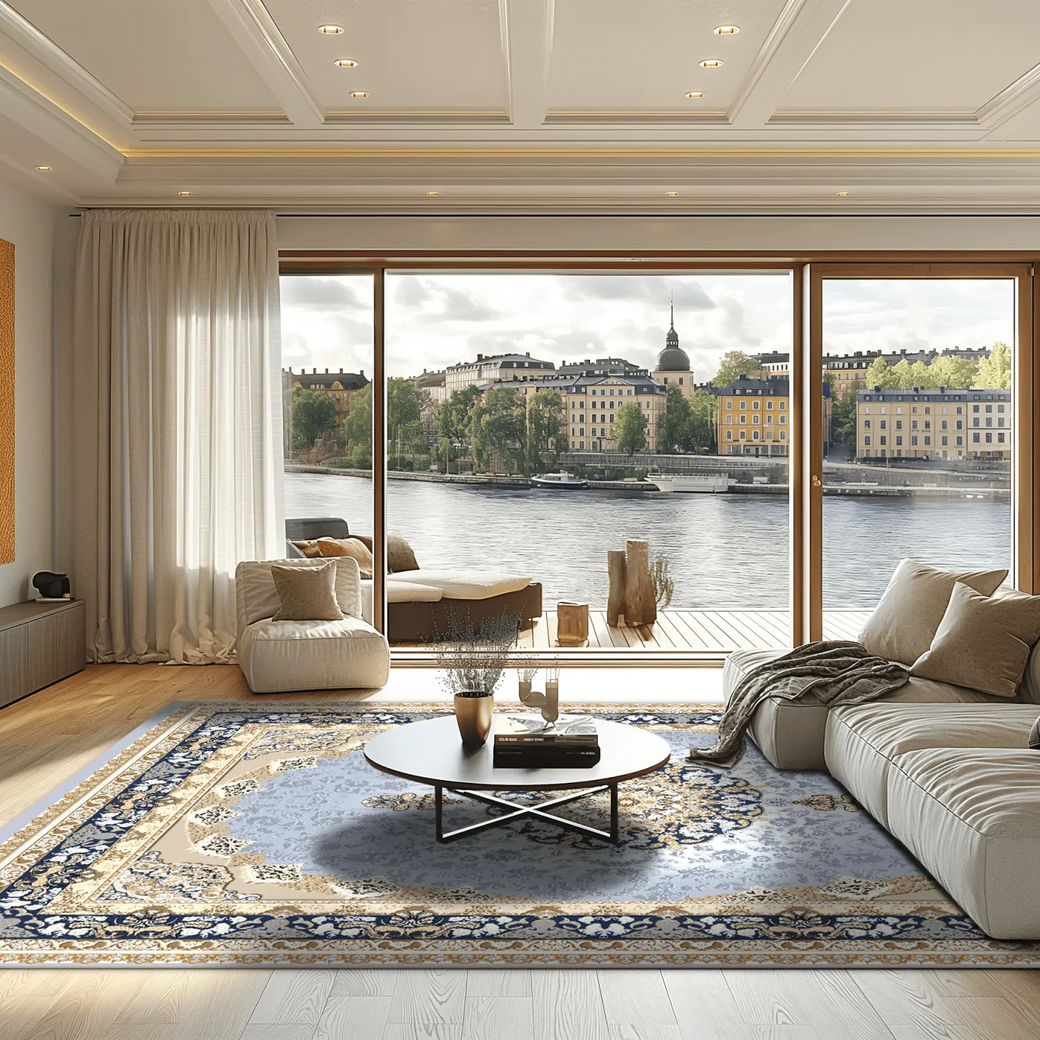 Wilton szőnyeg - Lukla (kék)