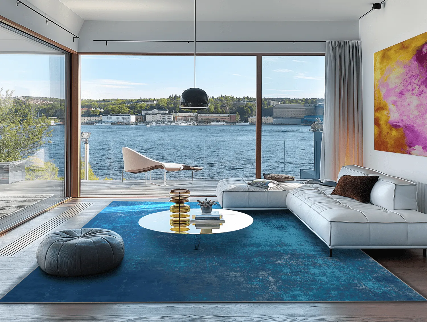 Wilton szőnyeg - Lynton (sötétkék)