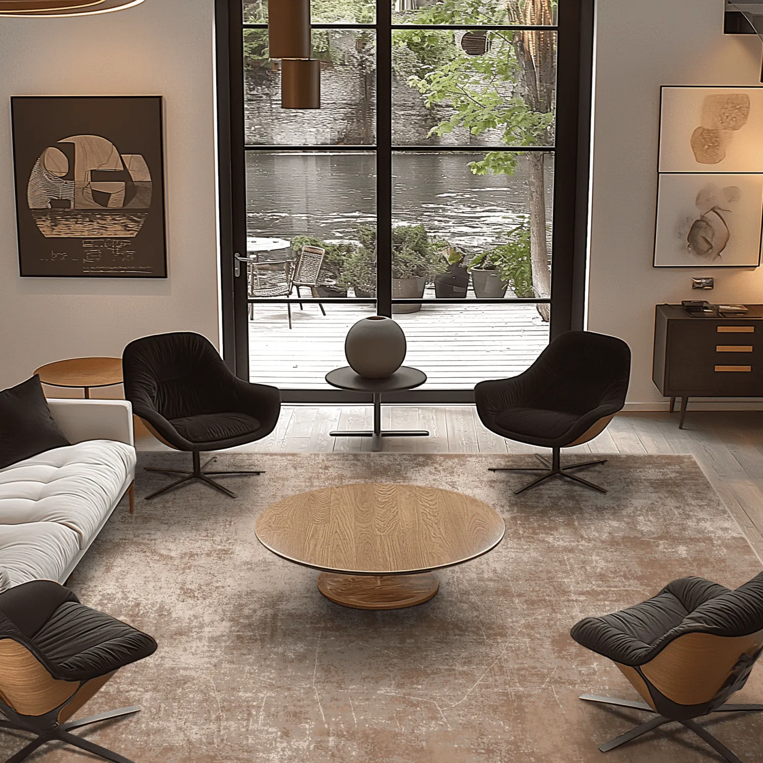 Wilton szőnyeg - Lynton (barna)