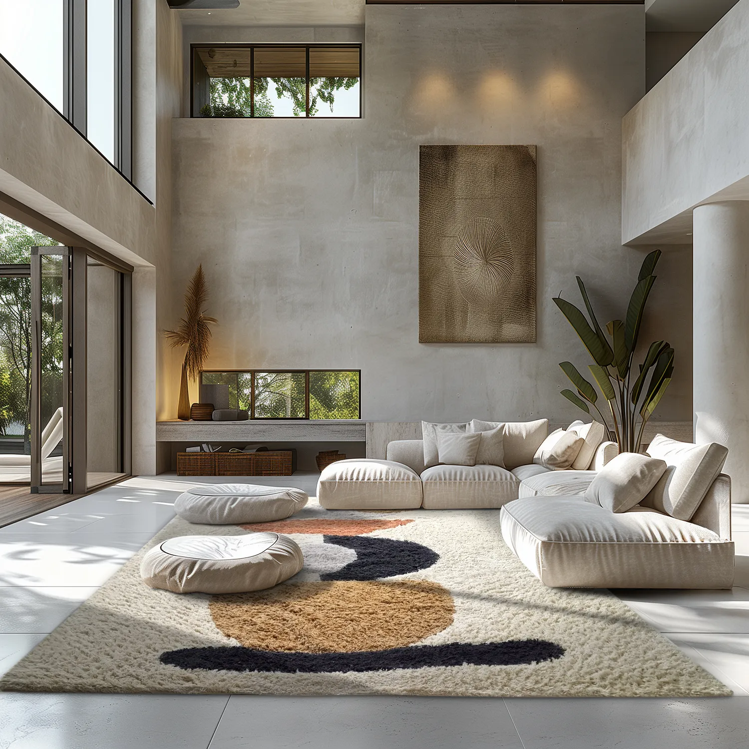 Shaggy szőnyeg - Mantona Natural Cotton Shaggy (többszínű)