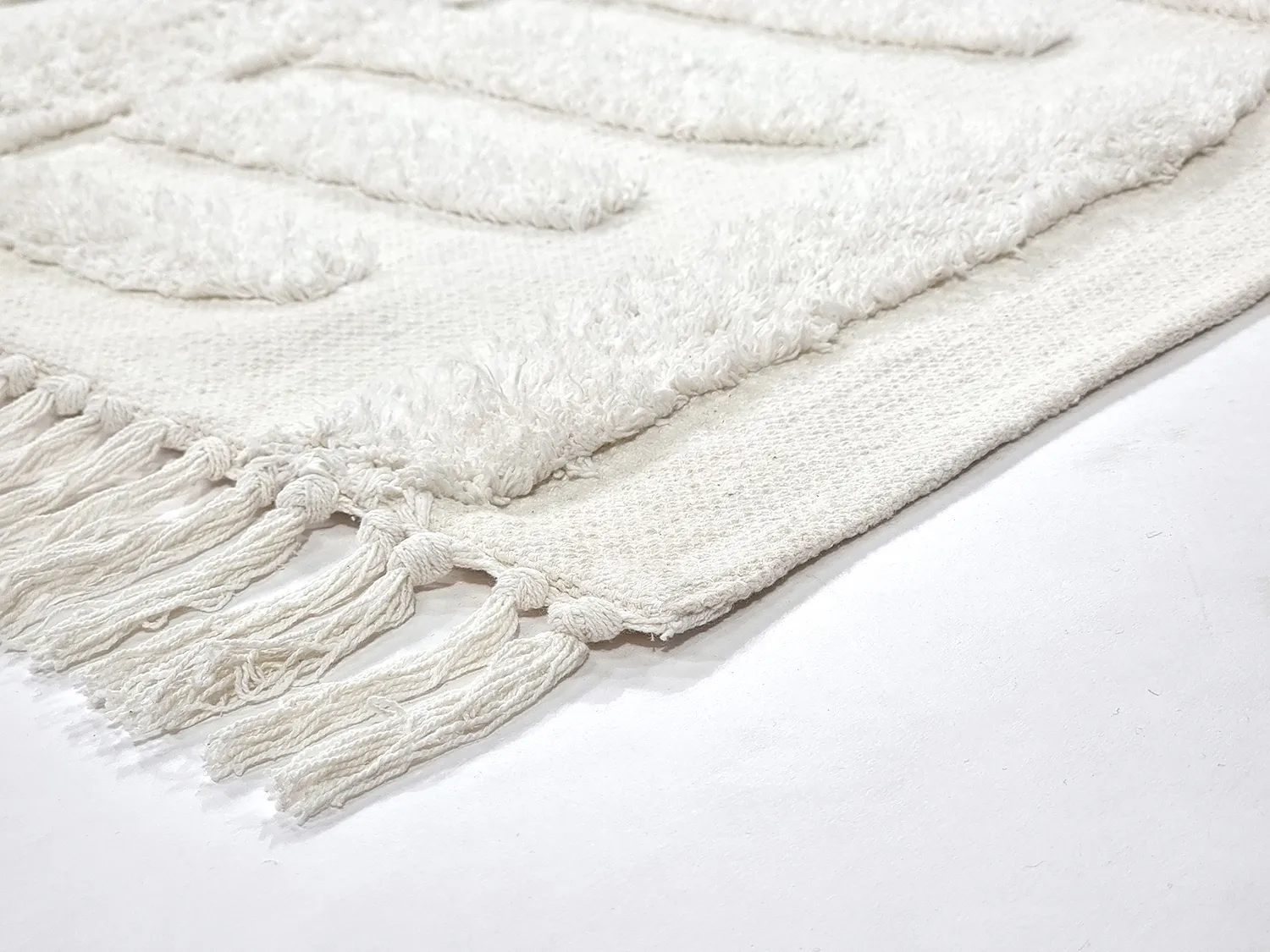 Shaggy szőnyeg - Mavis Natural Cotton Shaggy (offwhite)