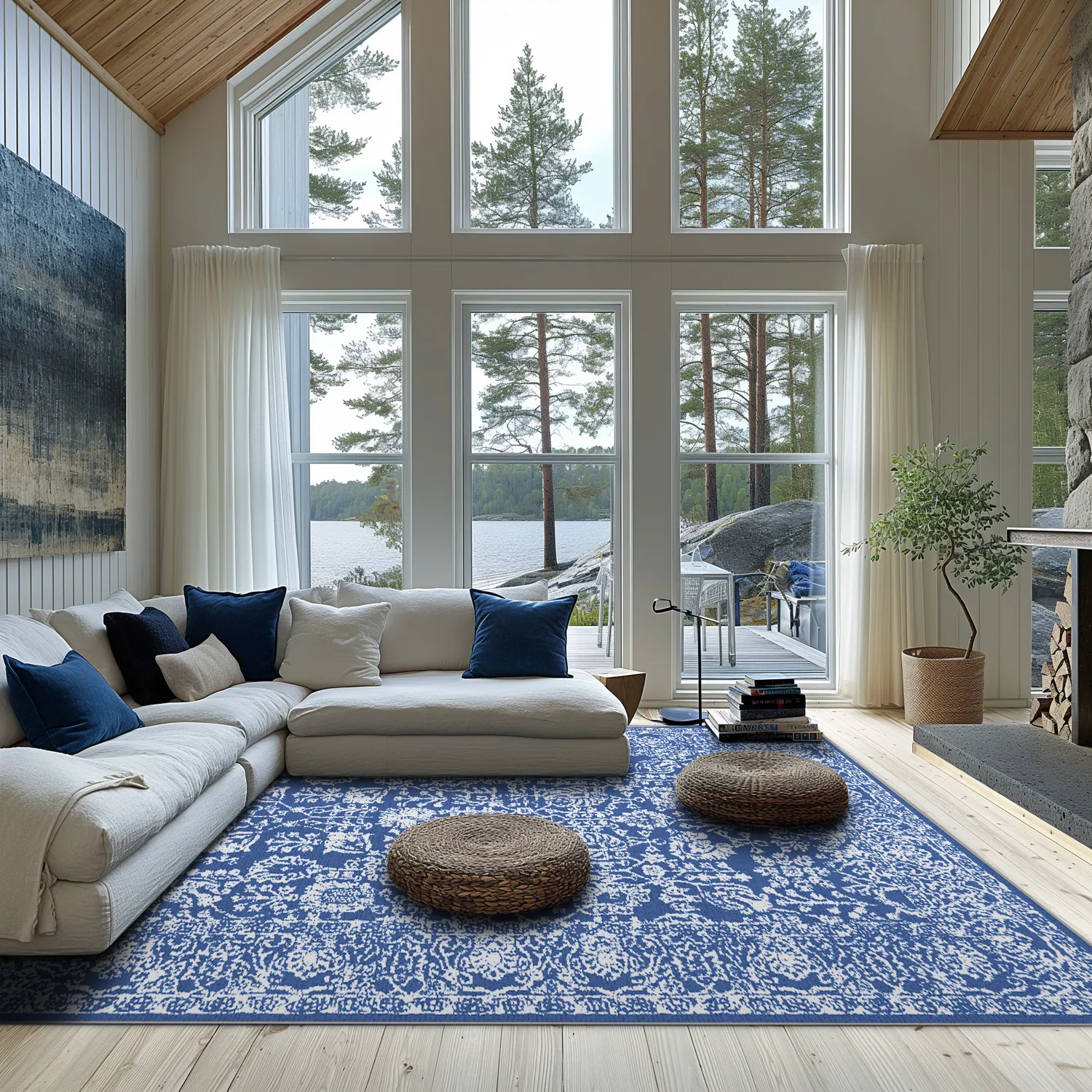 Wilton szőnyeg - Menfi (kék)