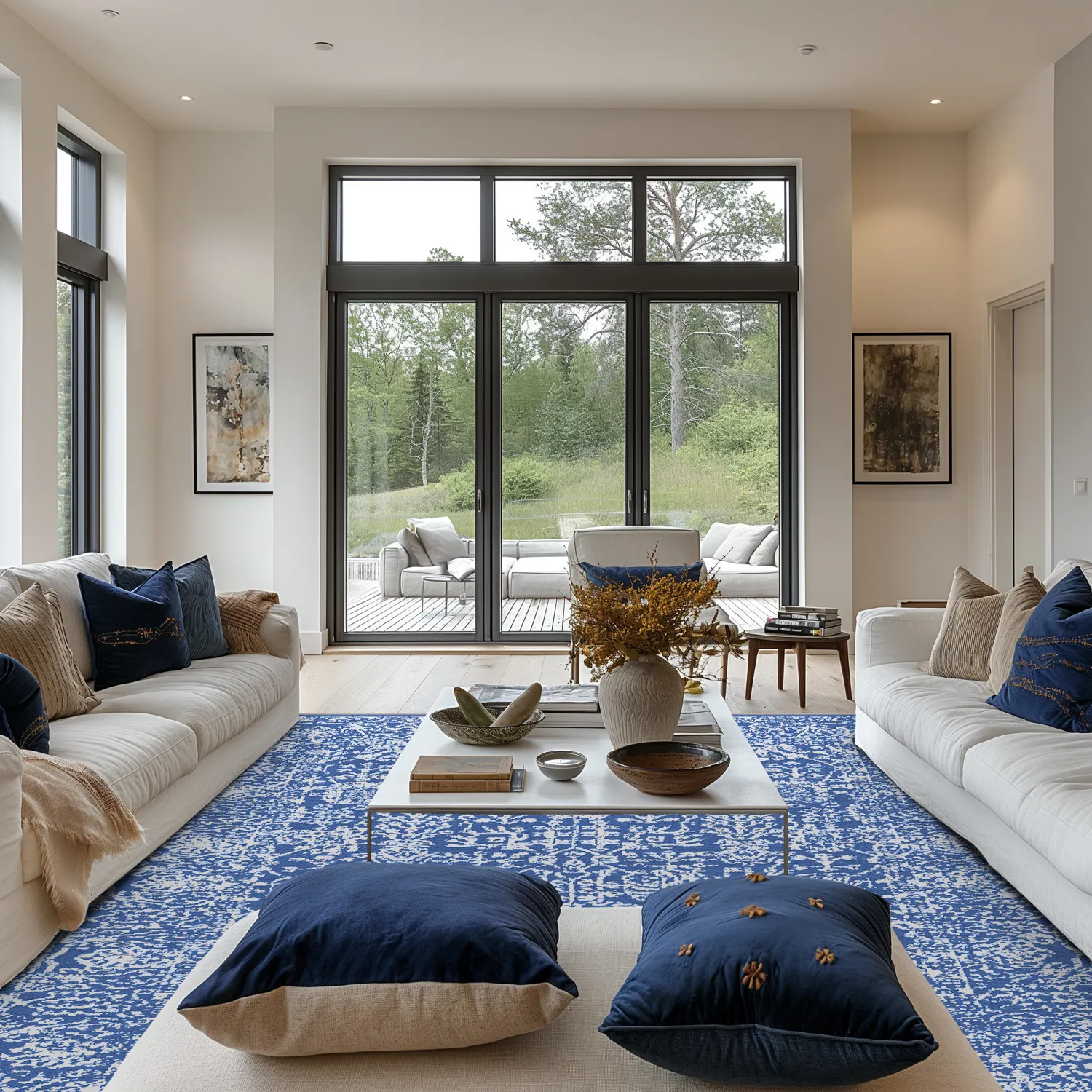 Wilton szőnyeg - Menfi (kék)