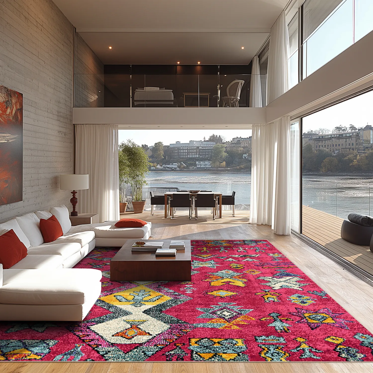 Wilton szőnyeg - Misare (rózsaszín/többszínű)