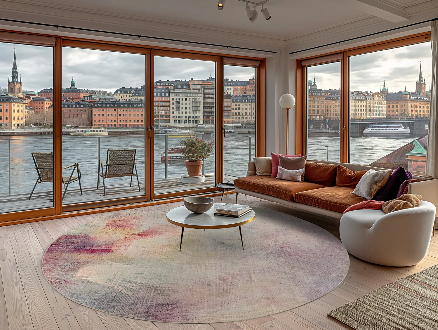 Kerek szőnyeg - Mogoro (többszínű)