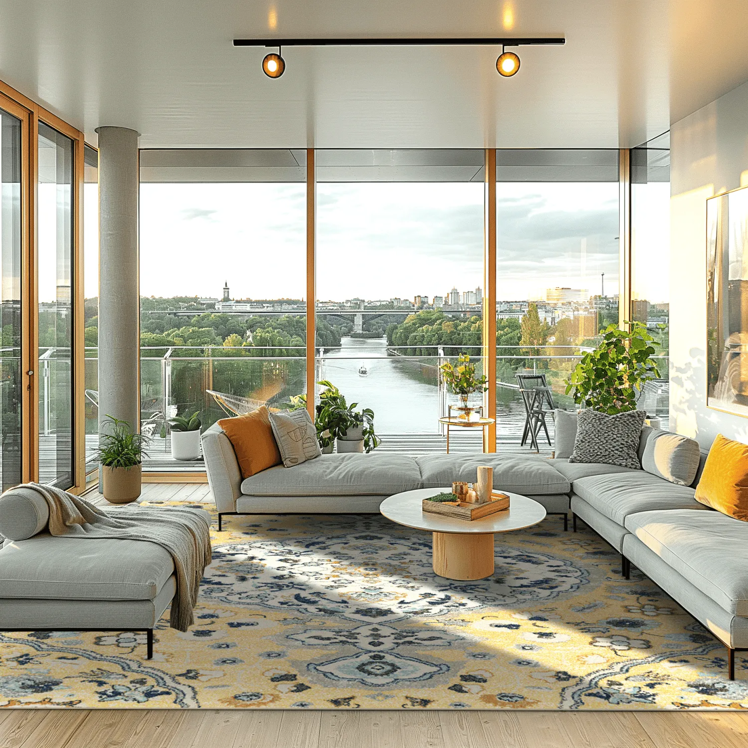 Wilton szőnyeg - Mojácar (sárga)