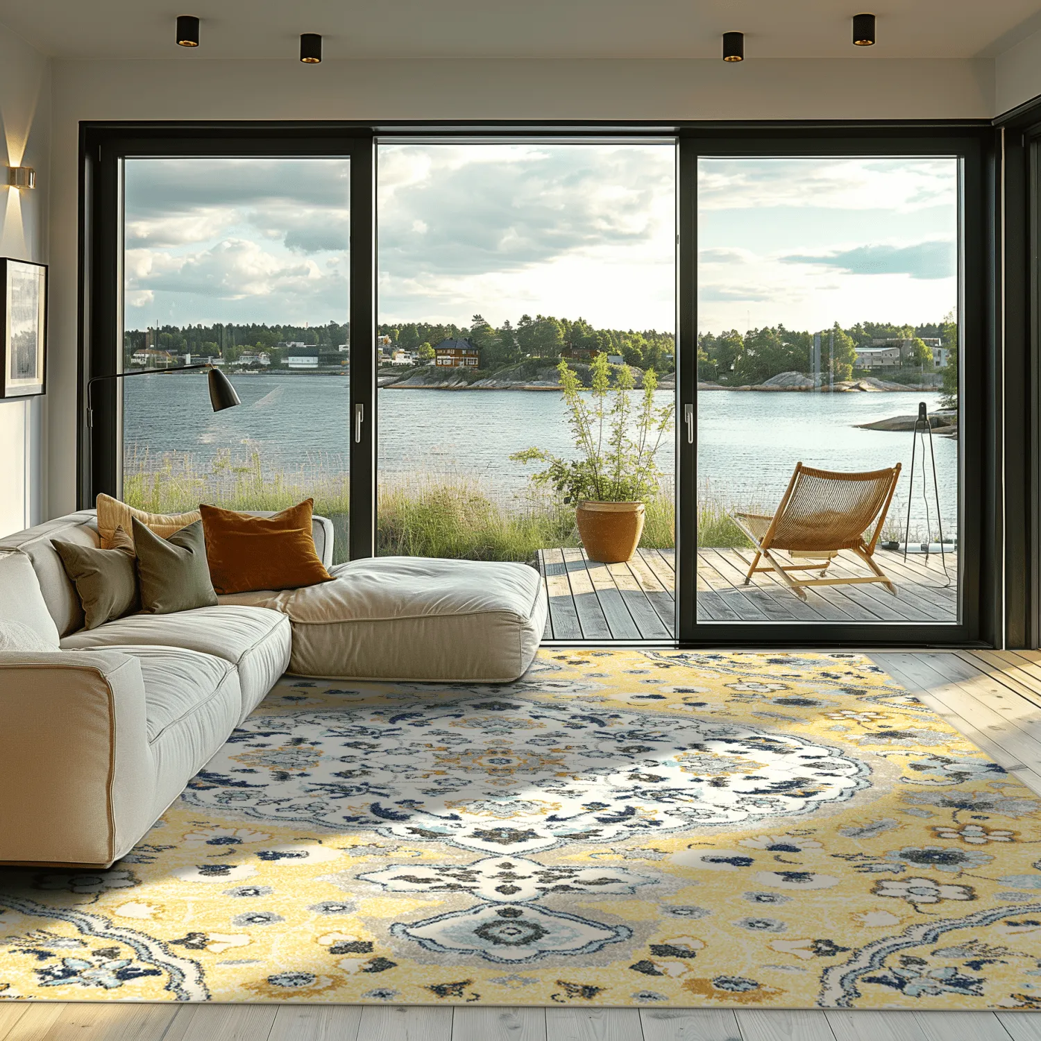 Wilton szőnyeg - Mojácar (sárga)