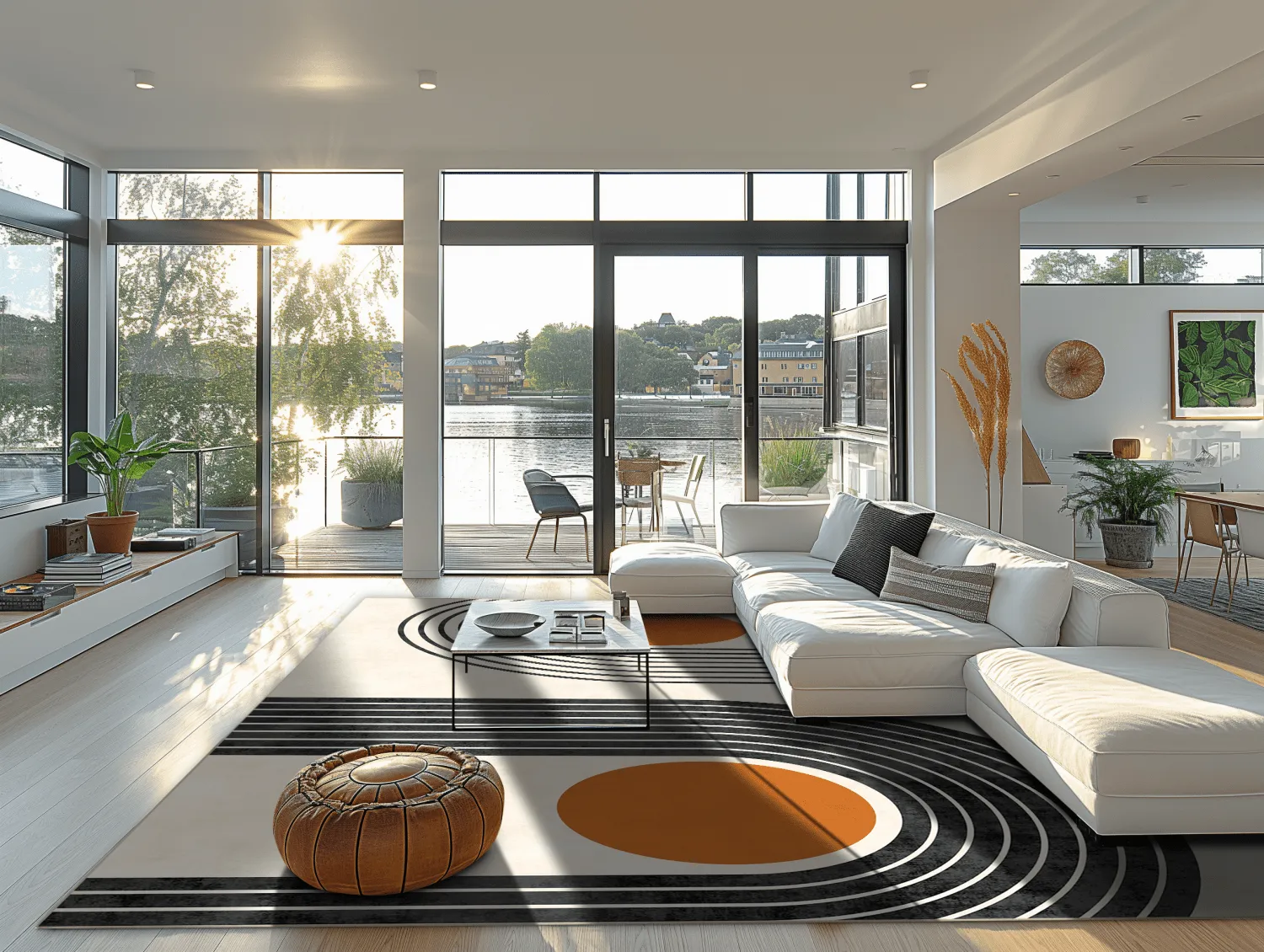 Wilton szőnyeg - Moudania (bezs/fekete/narancssárga)