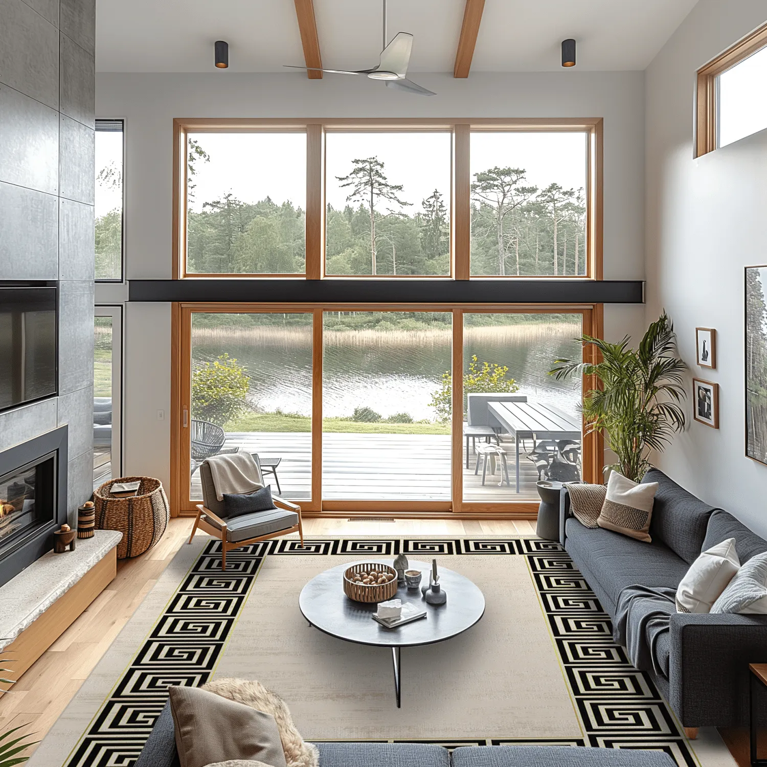 Wilton szőnyeg - Mytos (bezs/fekete)