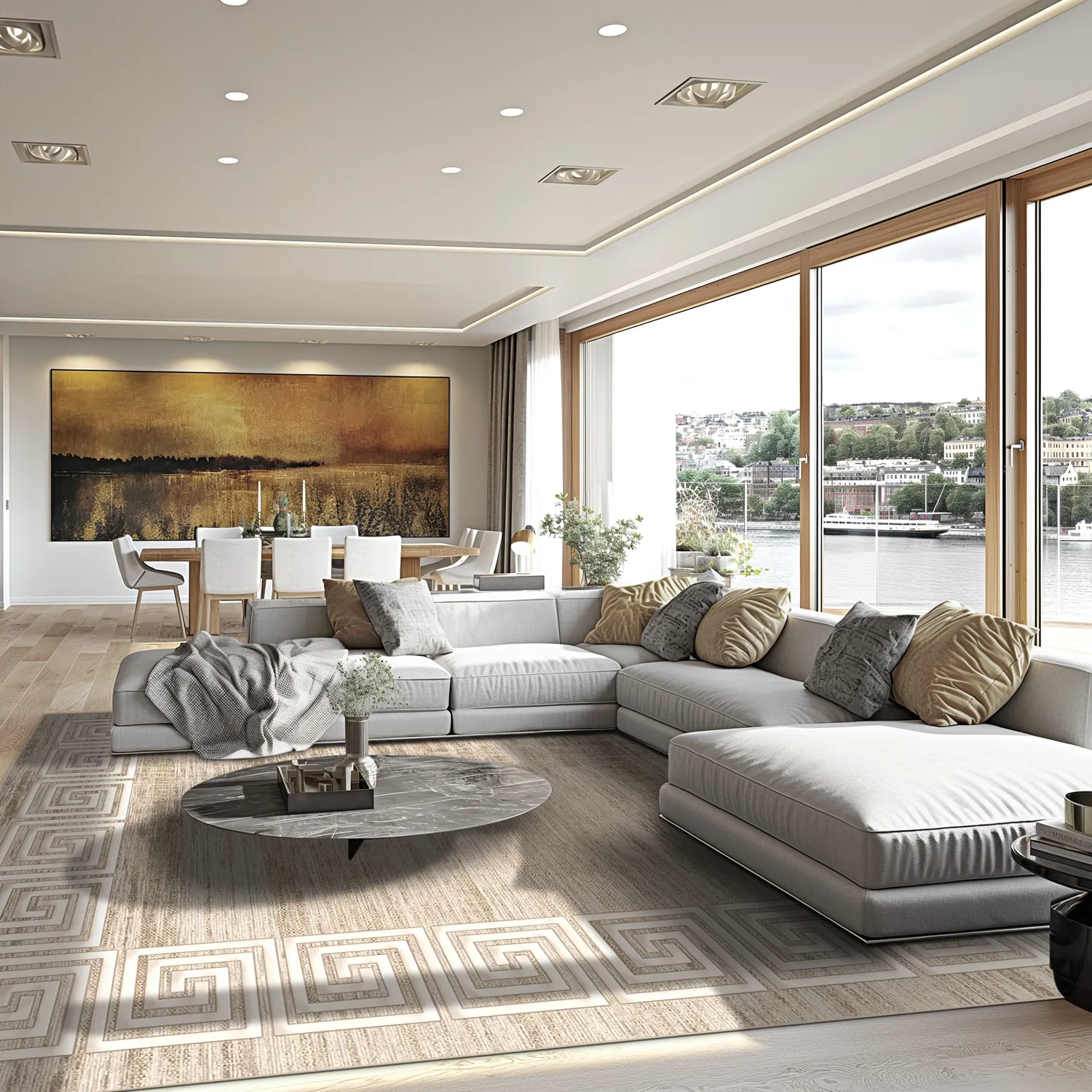 Wilton szőnyeg - Mytos (bezs/fehér)