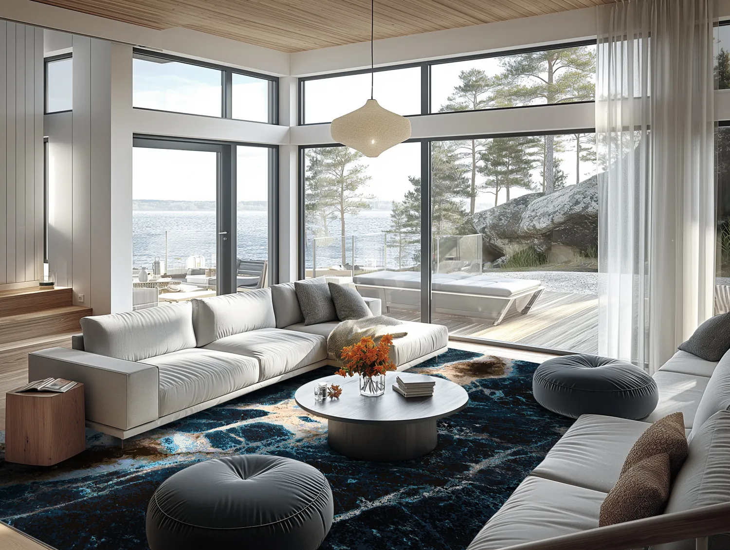 Wilton szőnyeg - Narbolia (kék/többszínű)