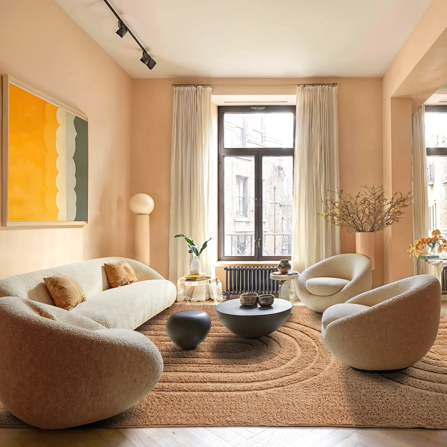 Shaggy szőnyeg - Navarra Natural Cotton Shaggy (bézs)