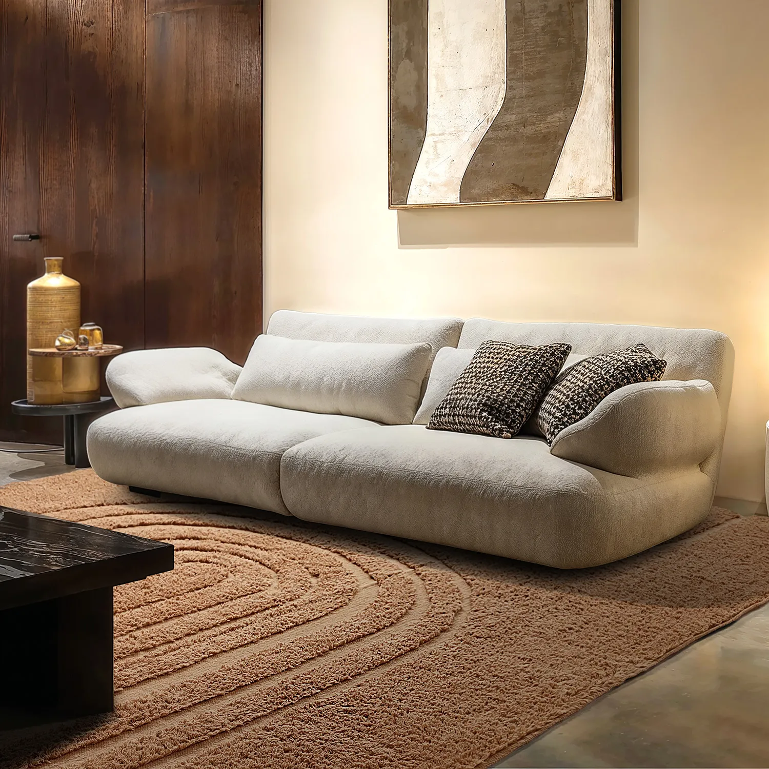 Shaggy szőnyeg - Navarra Natural Cotton Shaggy (bézs)