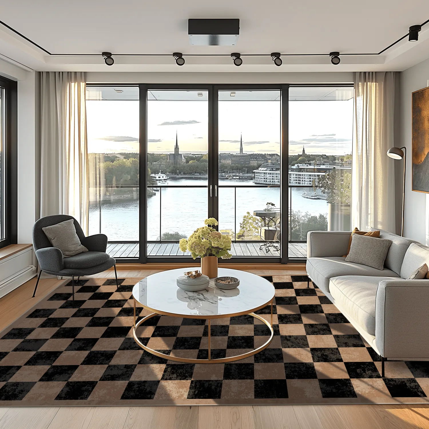 Wilton szőnyeg - Nevada (fekete/barna)