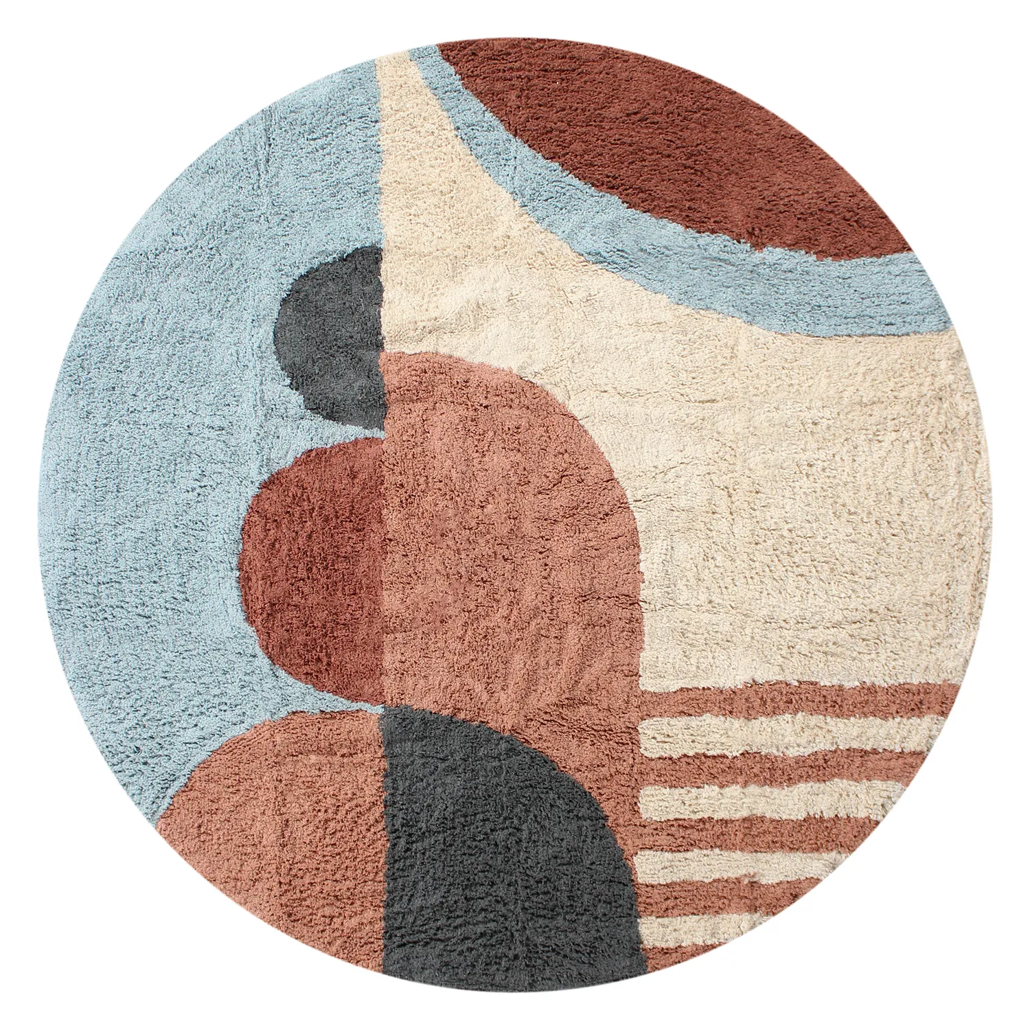 Kerek szőnyeg - Osmery Natural Cotton Shaggy (többszínű)