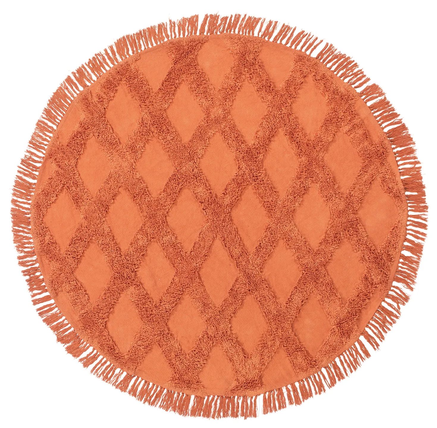 Kerek szőnyeg - Pamplona Natural Cotton Shaggy (terracotta)
