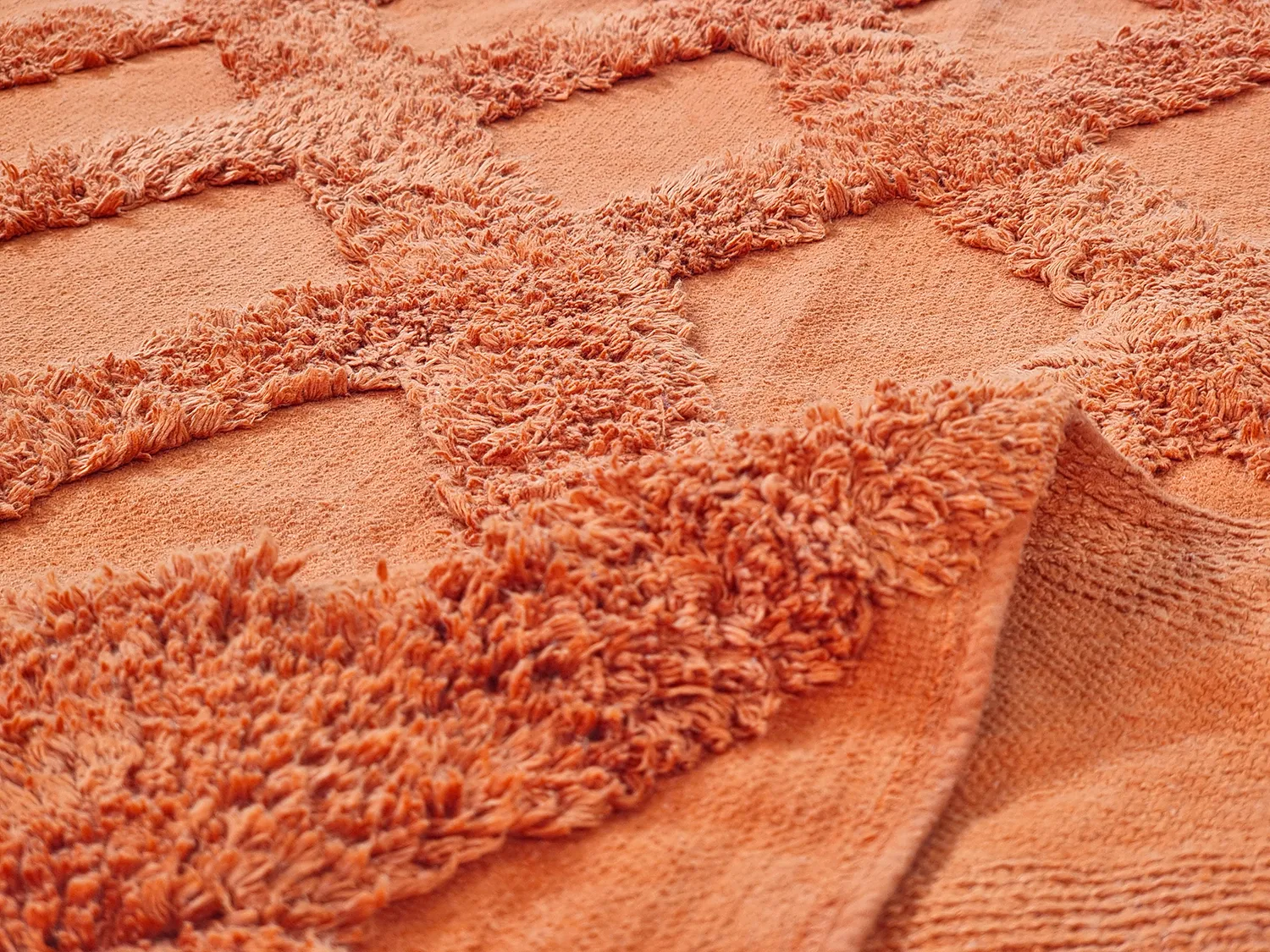 Kerek szőnyeg - Pamplona Natural Cotton Shaggy (terracotta)
