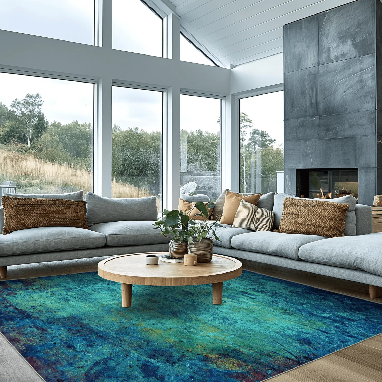 Wilton szőnyeg - Pardos (kék)