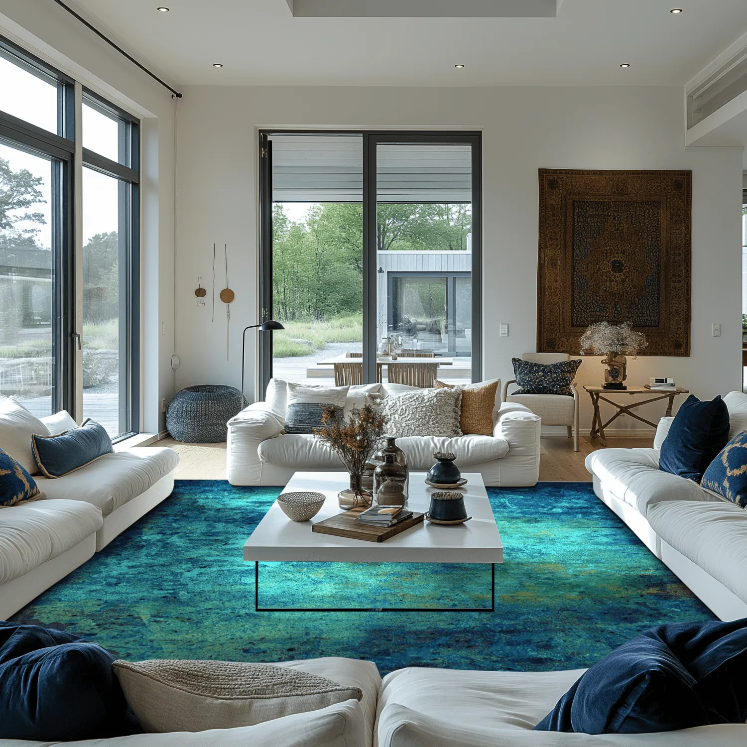 Wilton szőnyeg - Pardos (kék)