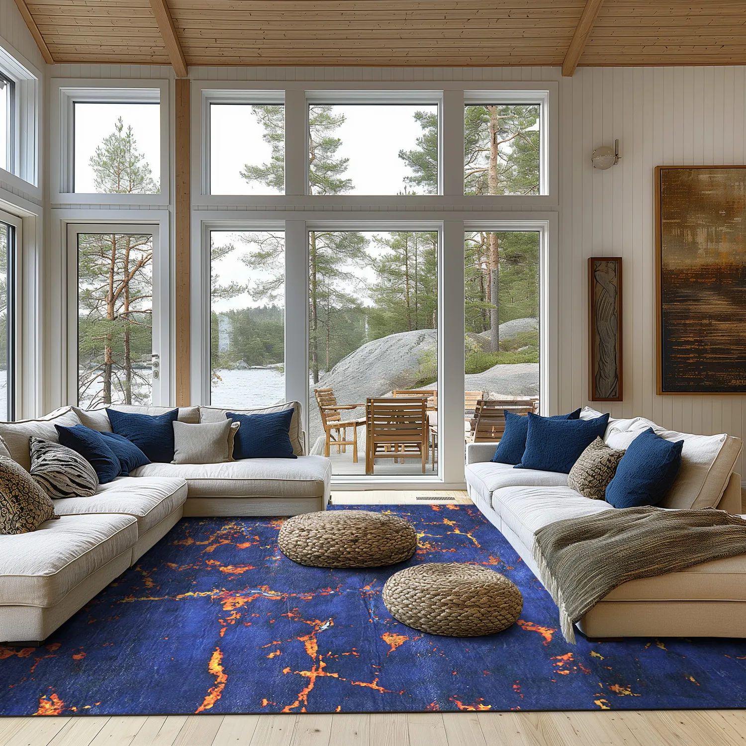 Wilton szőnyeg - Peralta (kék)