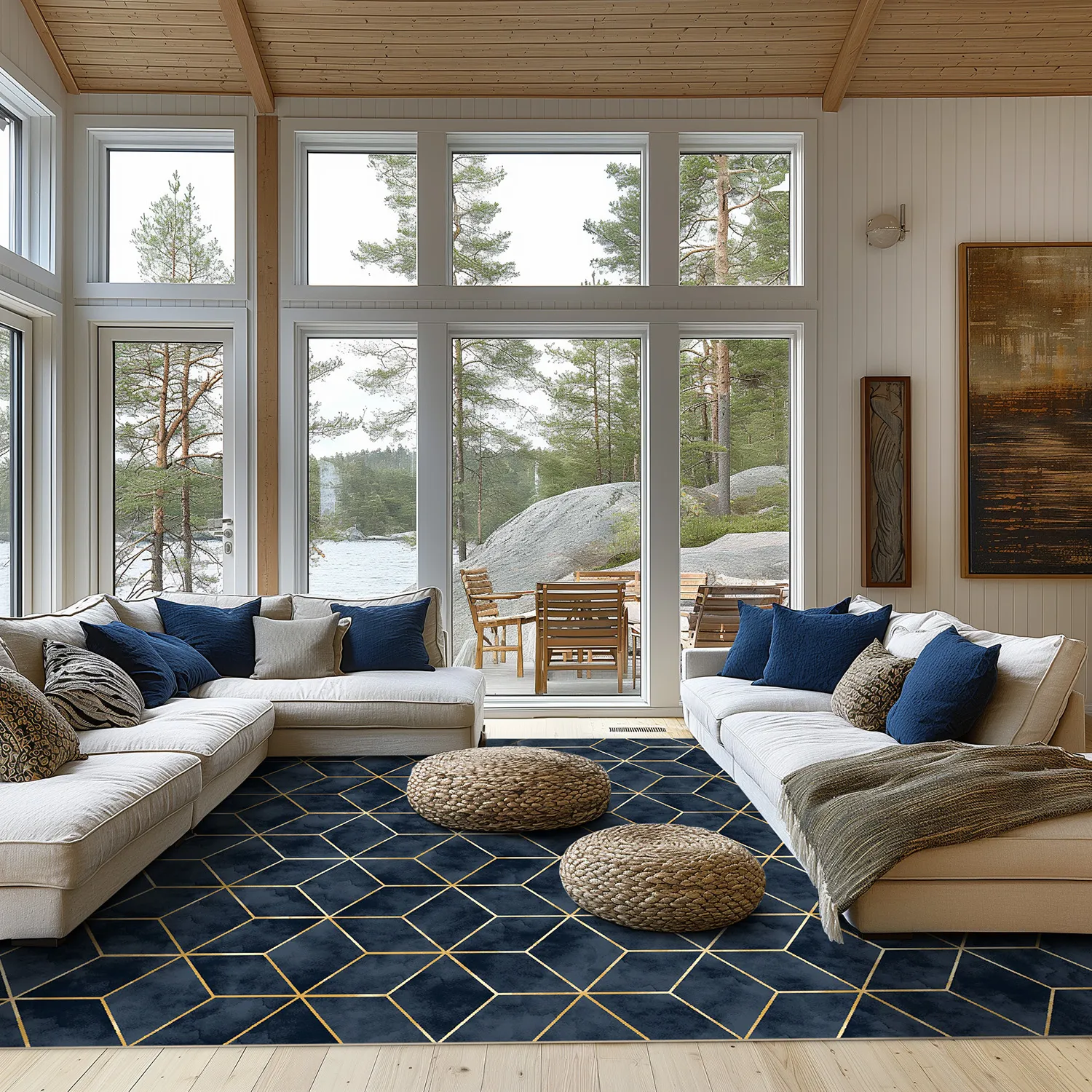 Wilton szőnyeg - Remy (sötétkék)