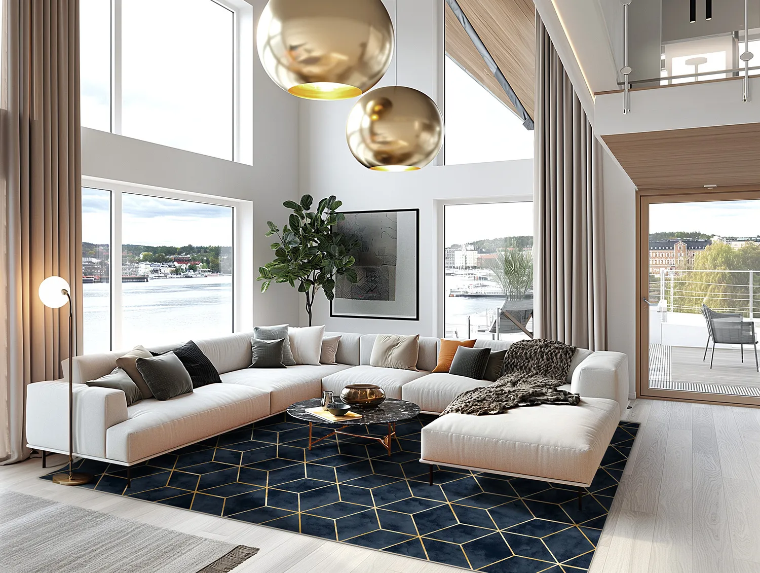 Wilton szőnyeg - Remy (sötétkék)