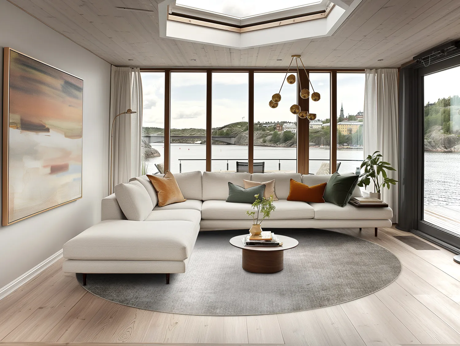 Kerek szőnyeg - Riano (szürke)