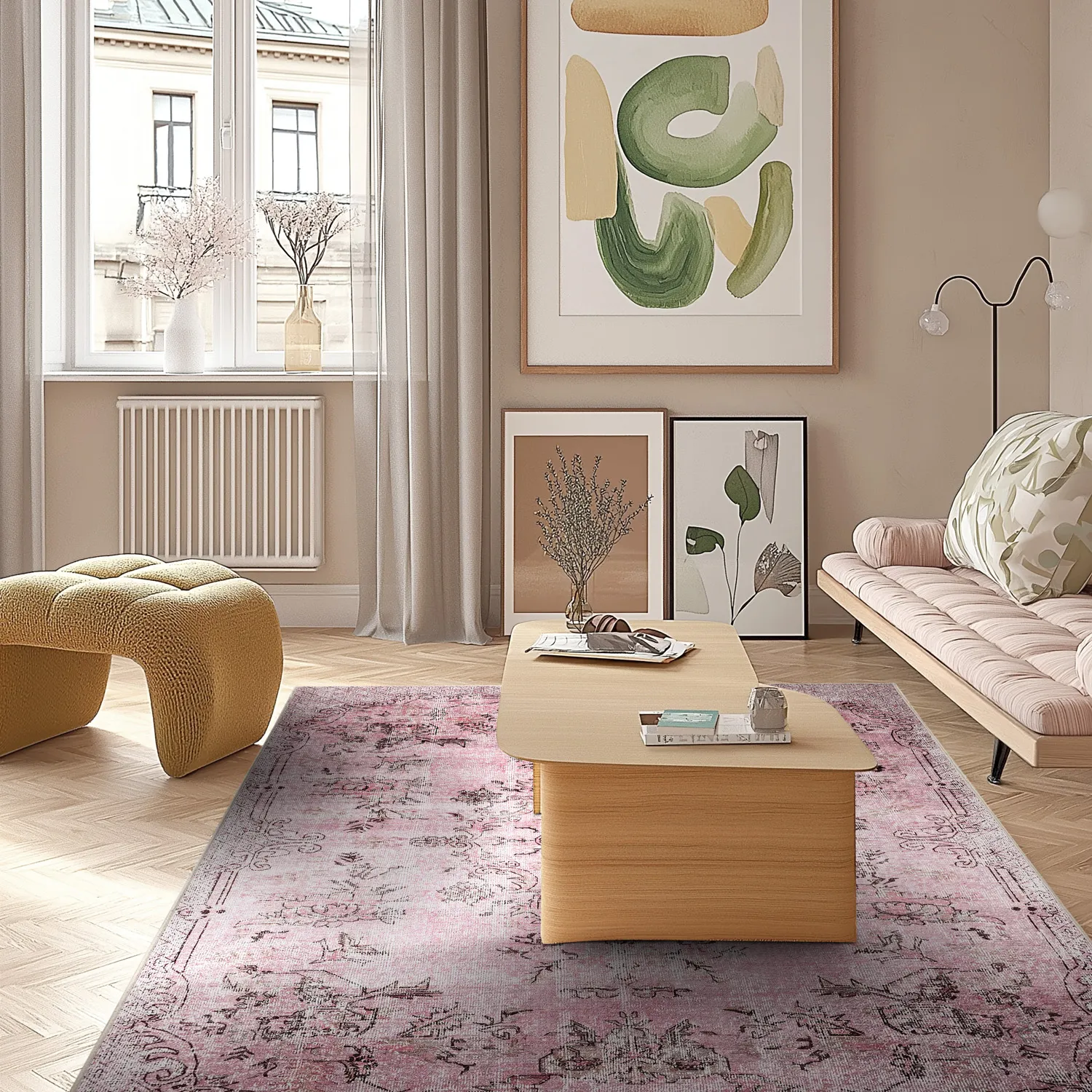 Wilton szőnyeg - rózsaszínlie (rózsaszín)