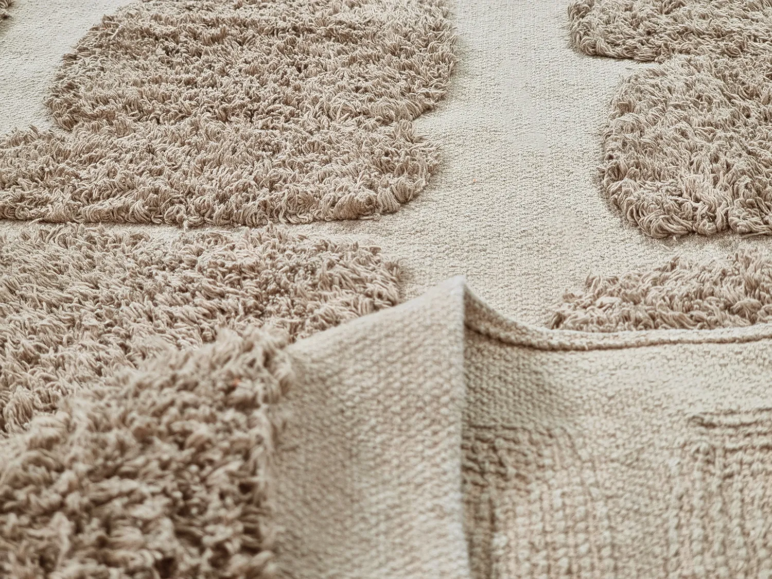 Shaggy szőnyeg - Salem Natural Cotton Shaggy (tópszín)