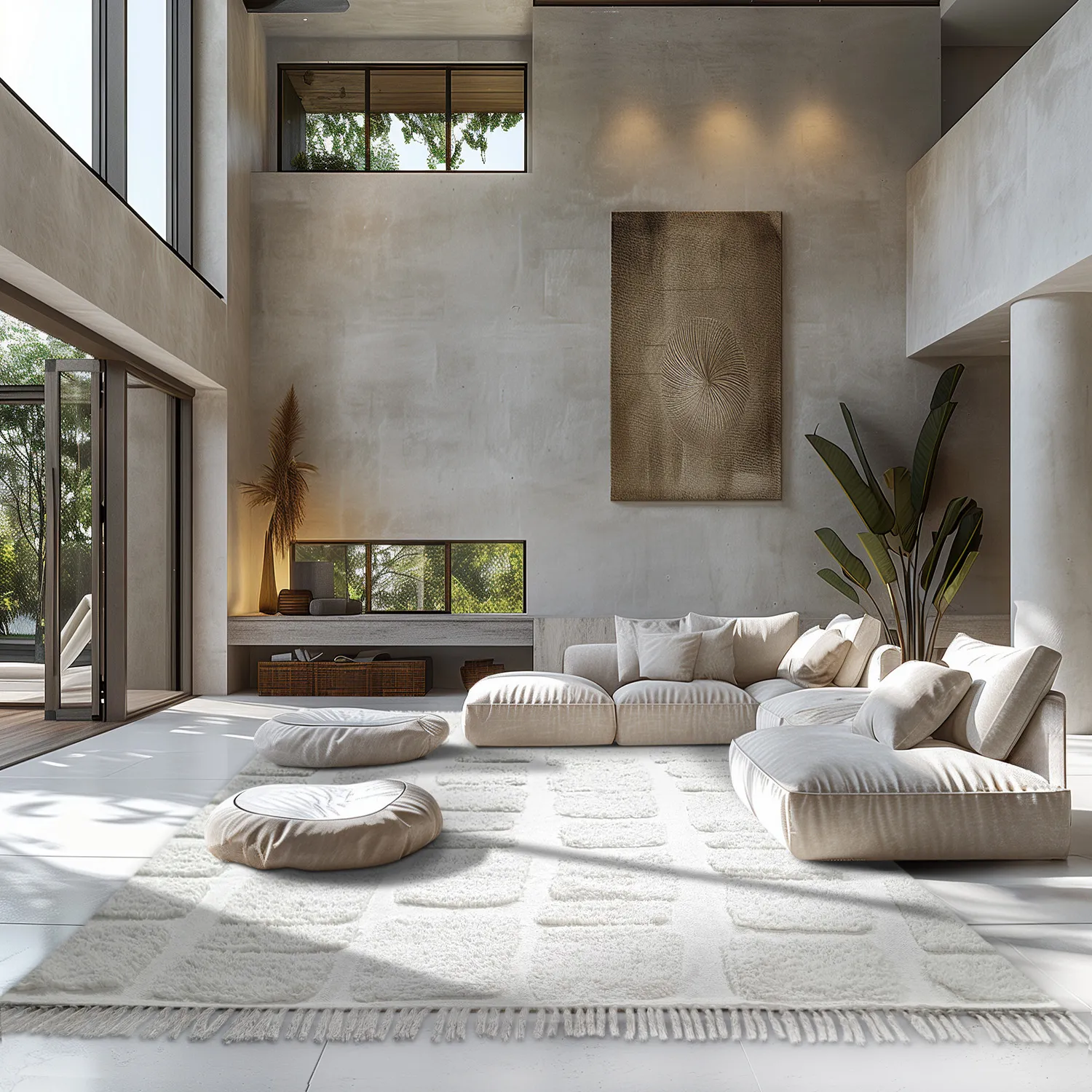 Shaggy szőnyeg - Salem Natural Cotton Shaggy (offwhite)