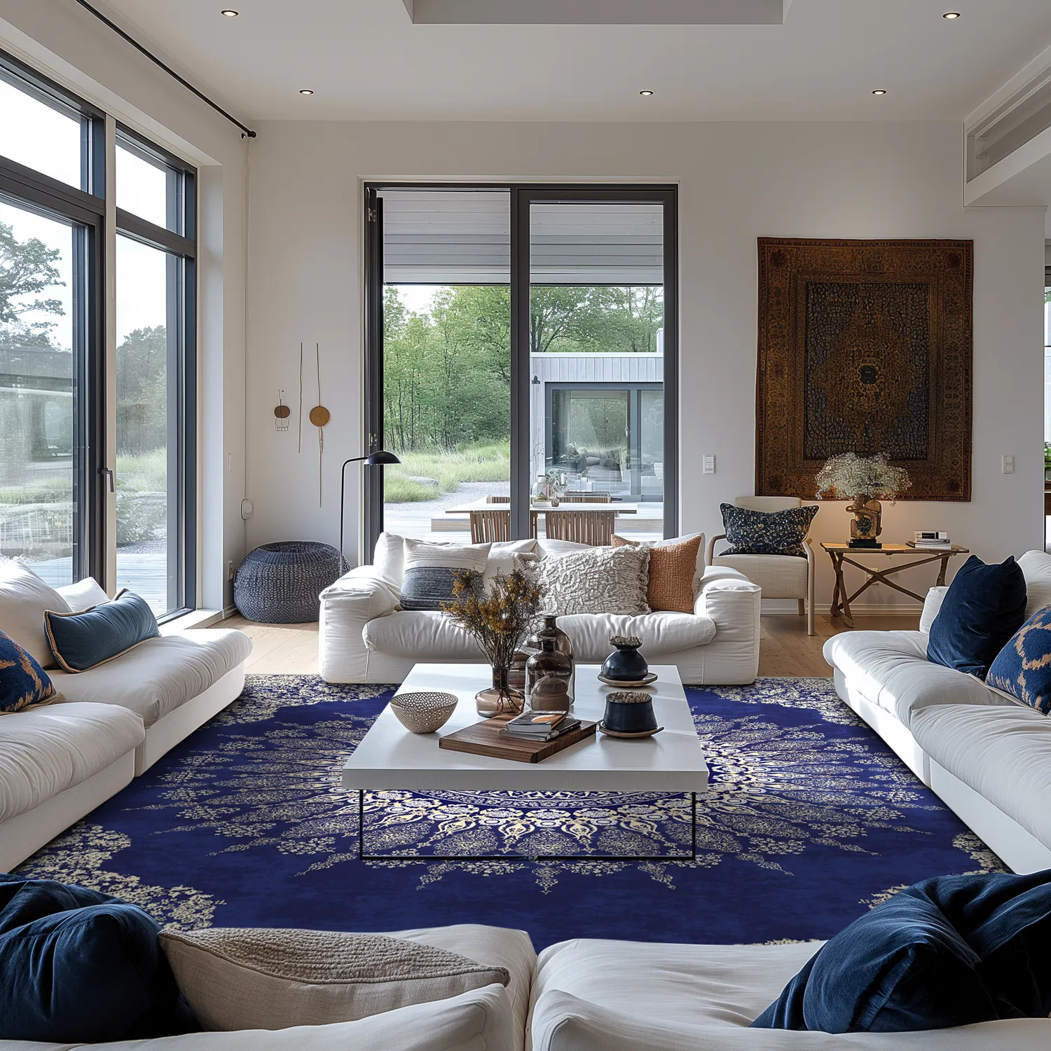 Wilton szőnyeg - Sandrigo (kék/bezs)